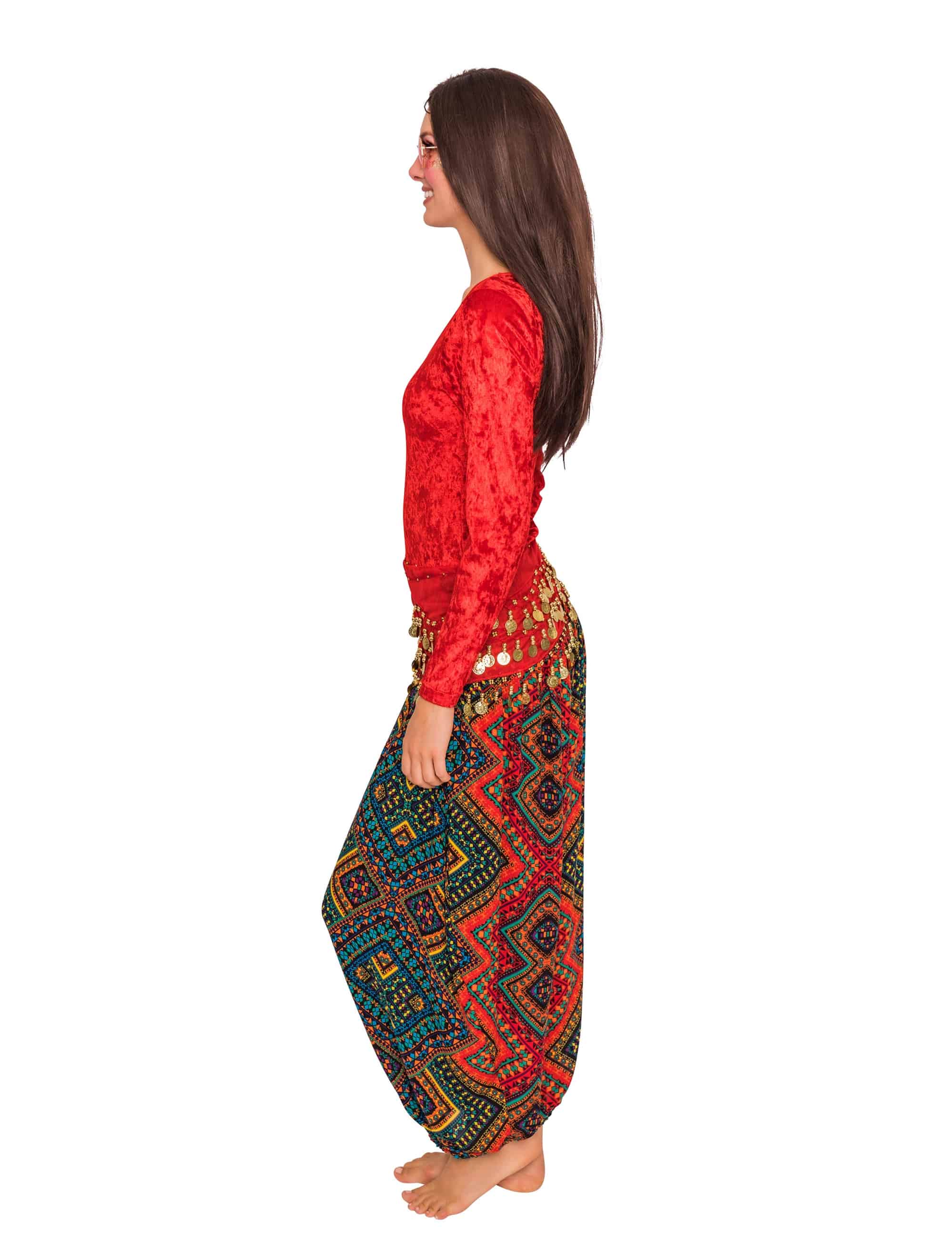 Haremshose Damen mehrfarbig L/XL