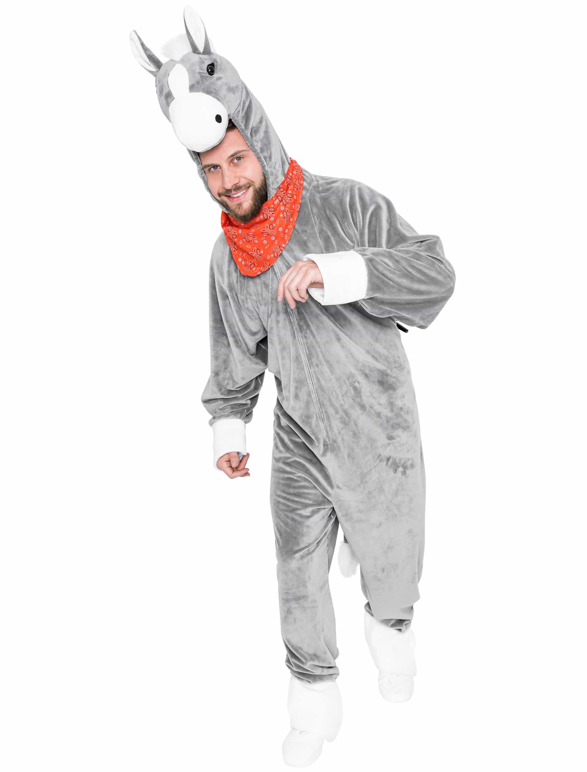 Overall Plüsch Esel Herren