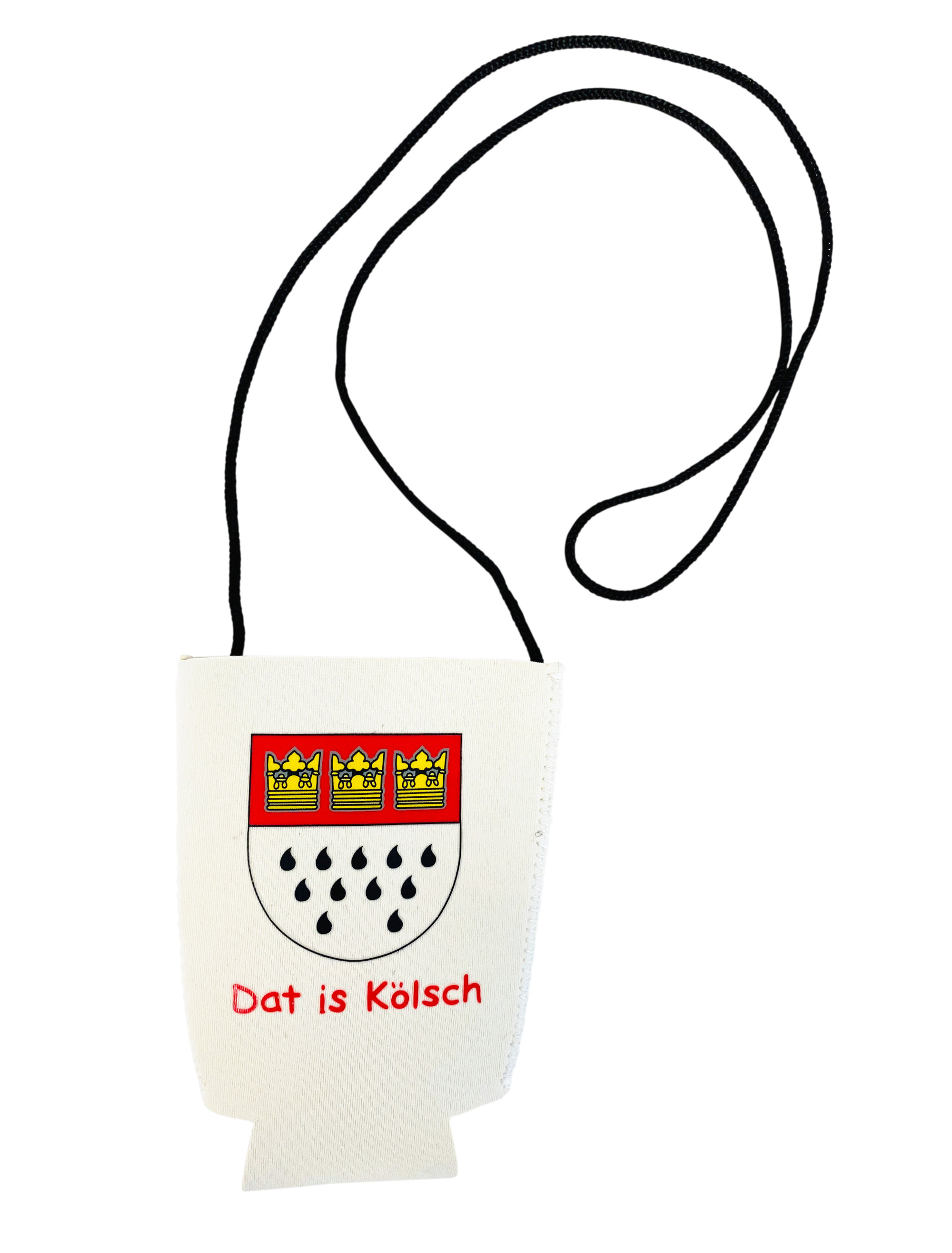 Becherhalter mit Wappen weiß