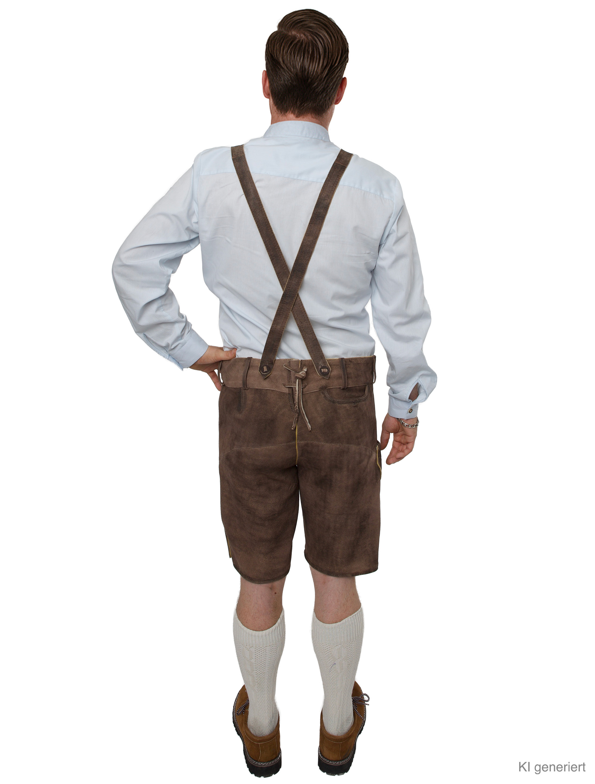 Lederhose Leo Herren braun 3XL