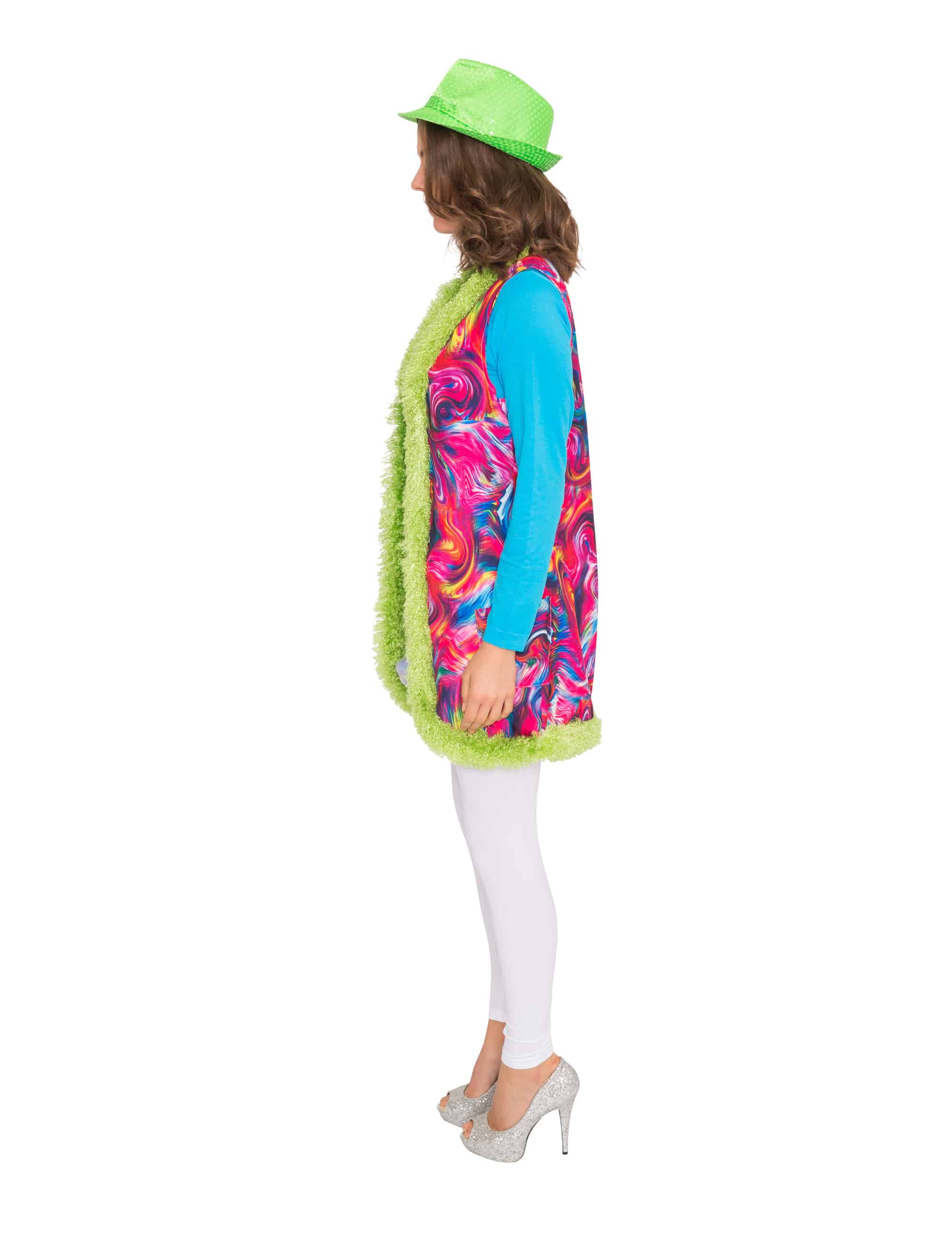Weste Hippie lang Damen Damen