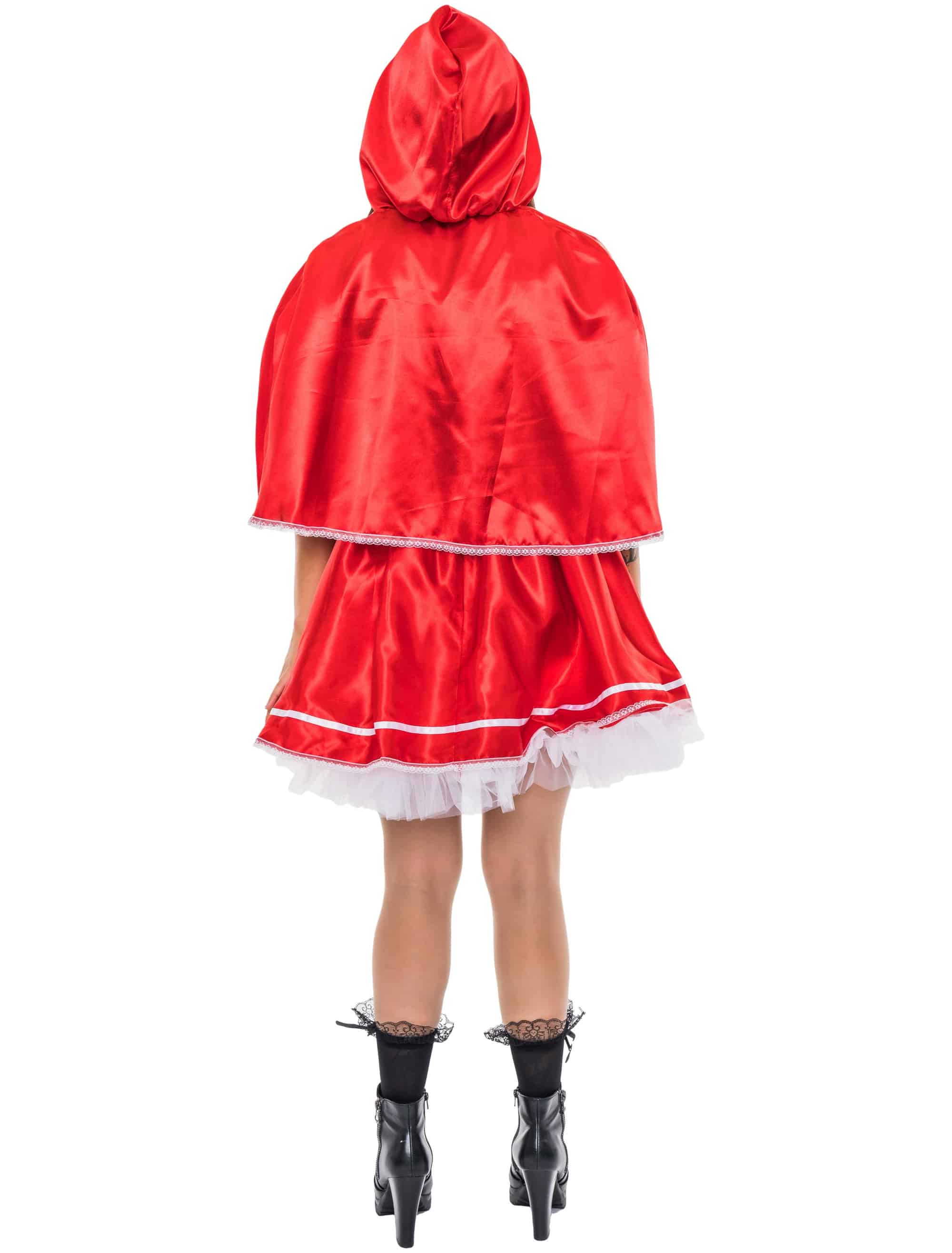 Rotkäppchen 2-tlg. Damen rot M