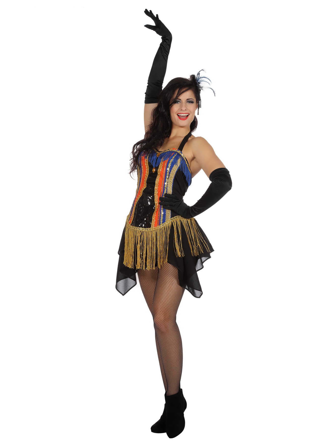 Corsagenkleid deluxe Damen bunt 42