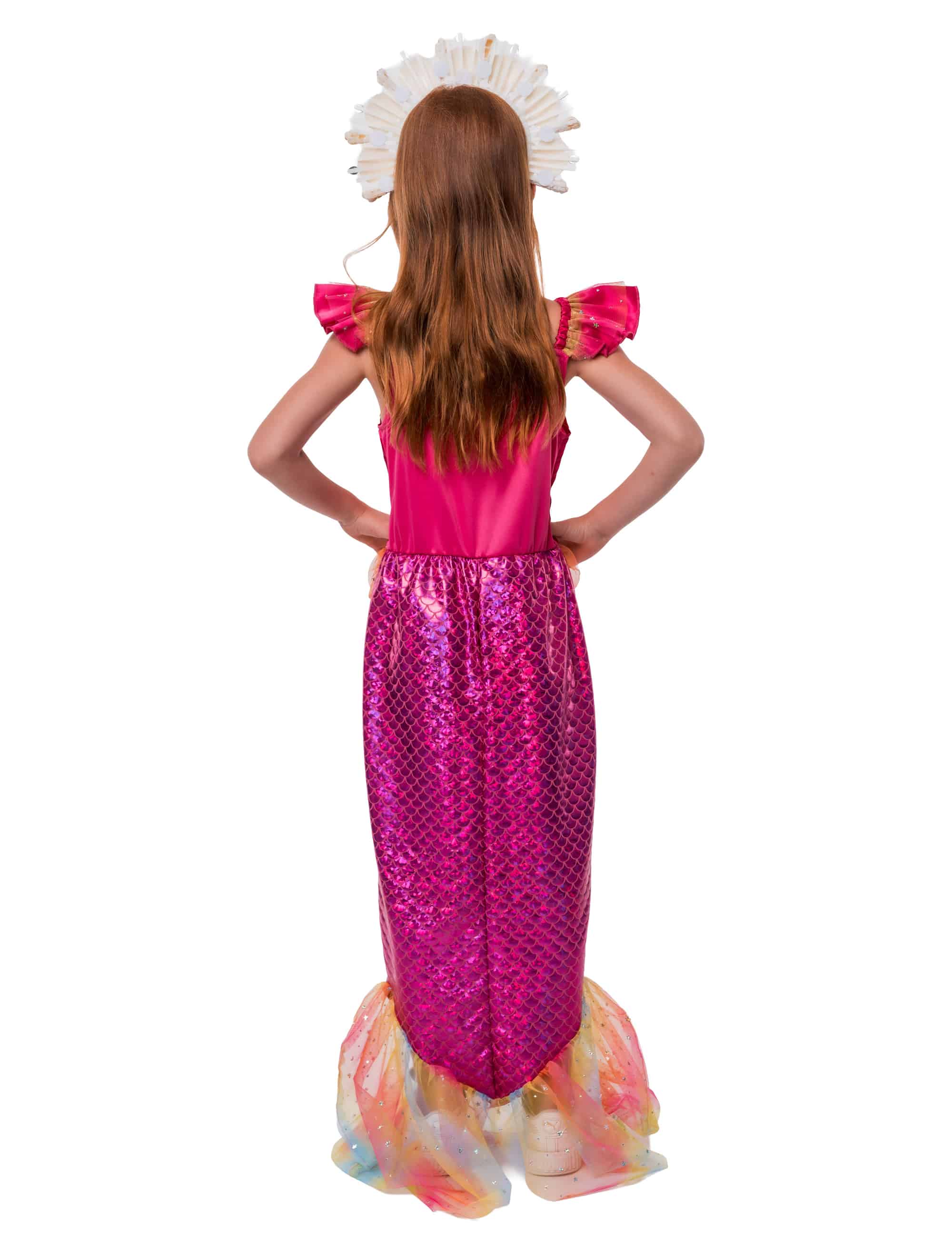 Kleid Meerjungfrau Kinder pink 104/116