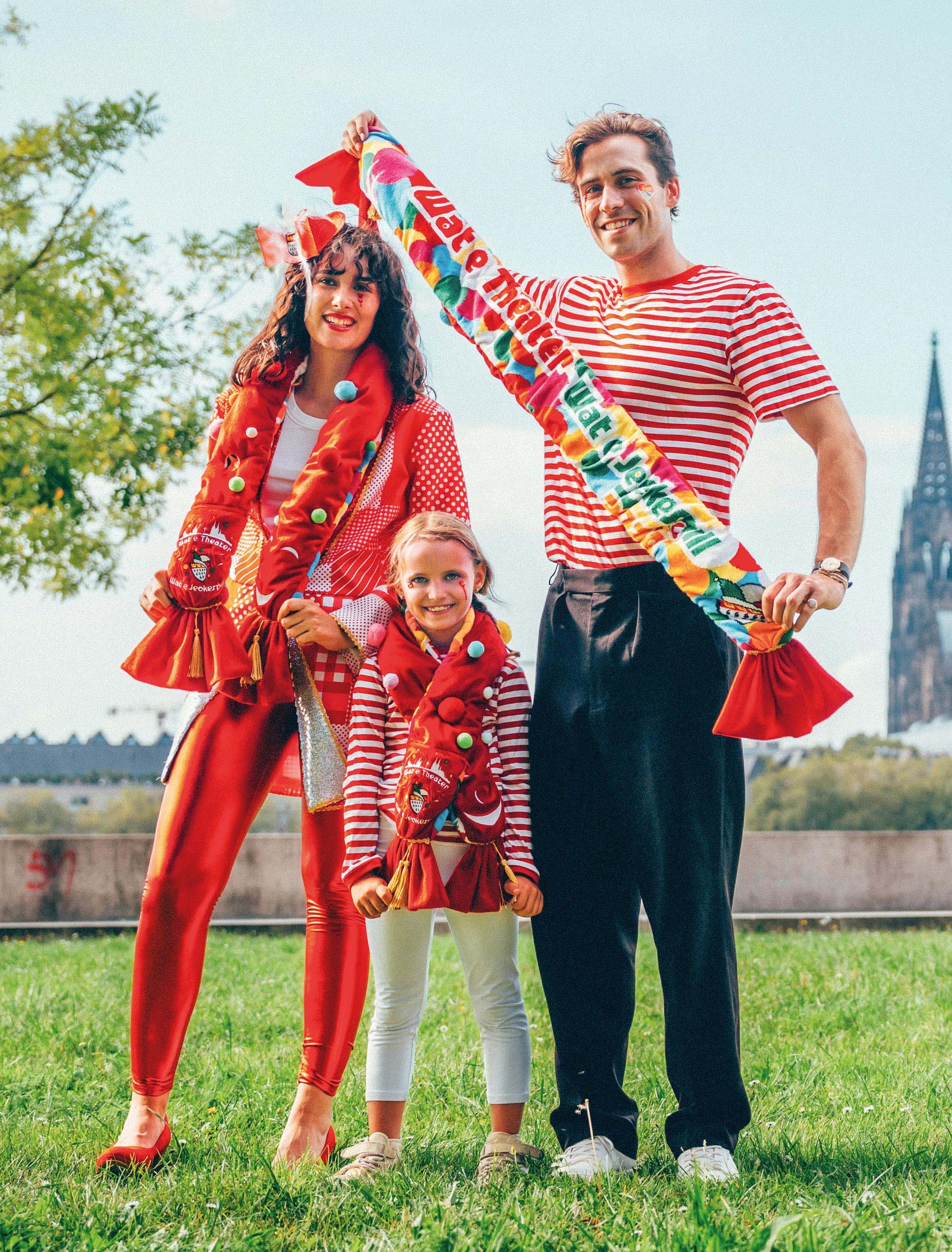 Mottoschal Kinder 2023/2024 bunt