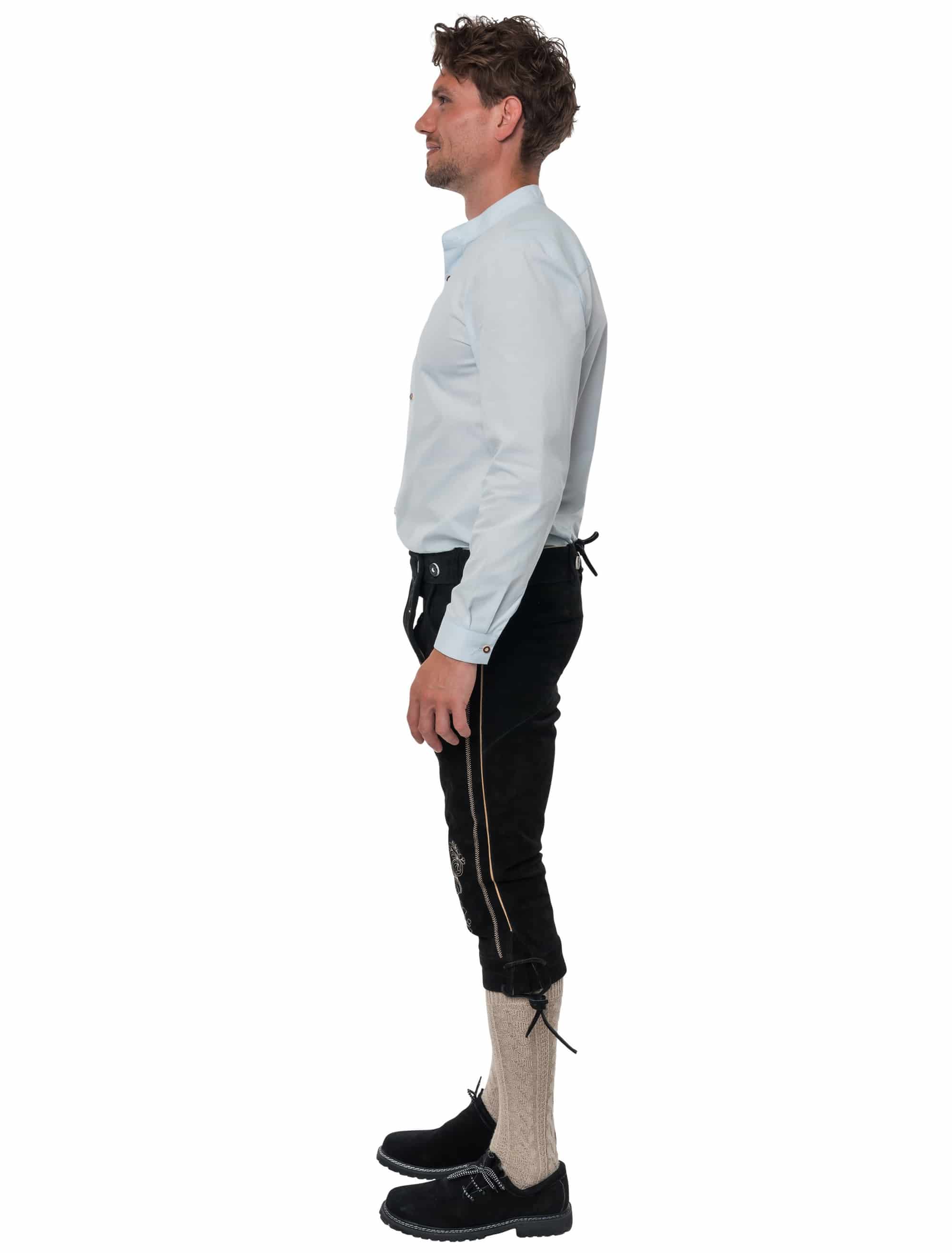 Lederhose Josef Herren schwarz L