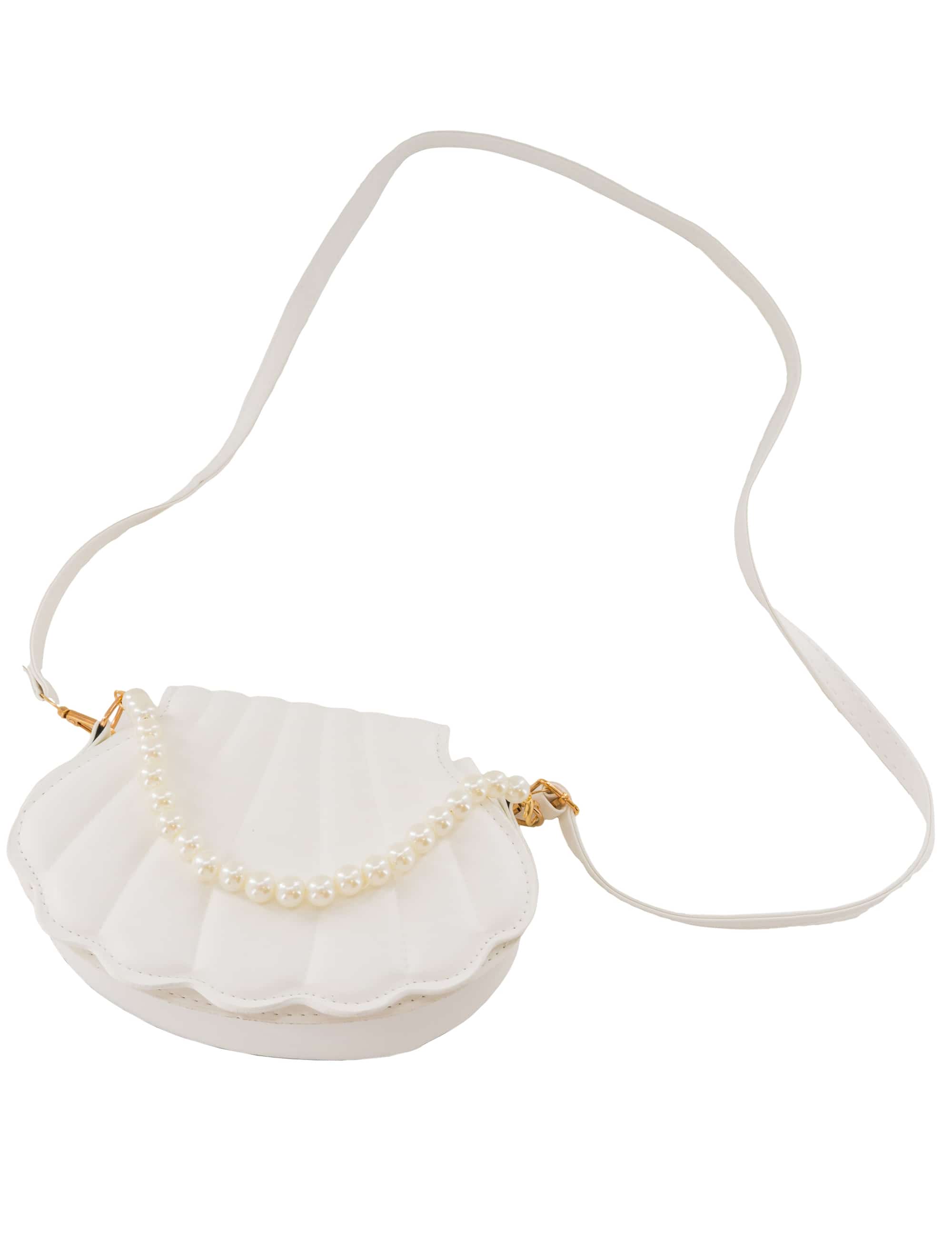 Tasche Muschel Damen weiß