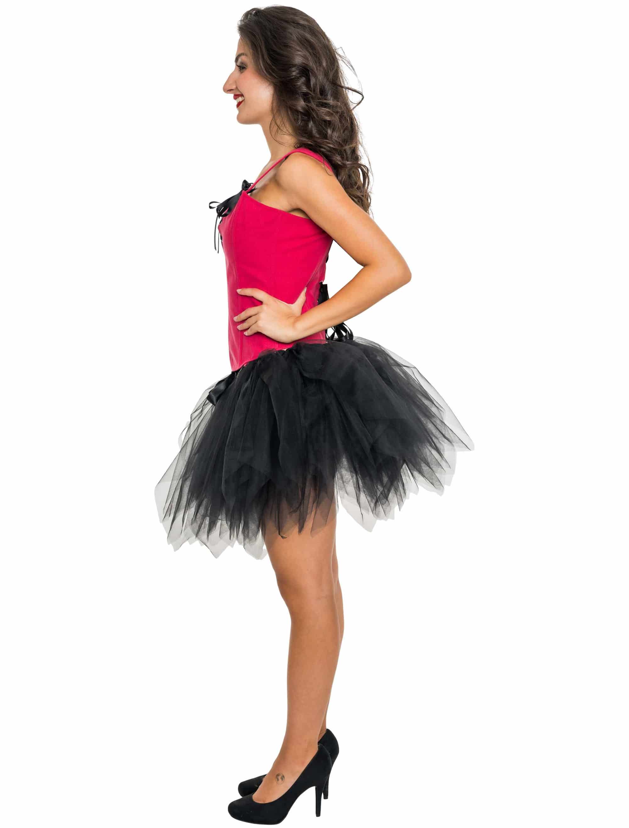 Corsage Hexenzauber Damen rot S/M