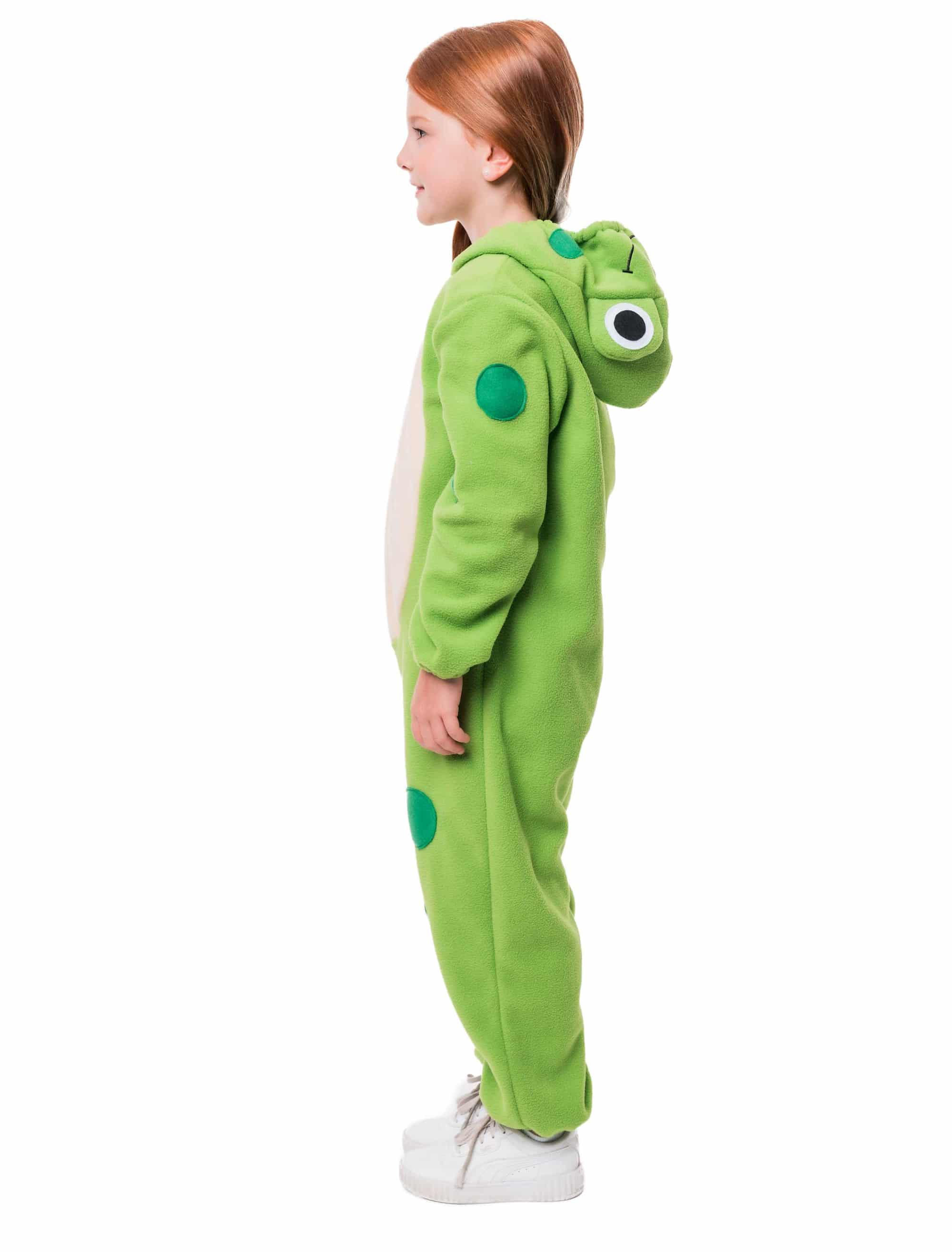 Overall Frosch Plüsch Kinder grün 116