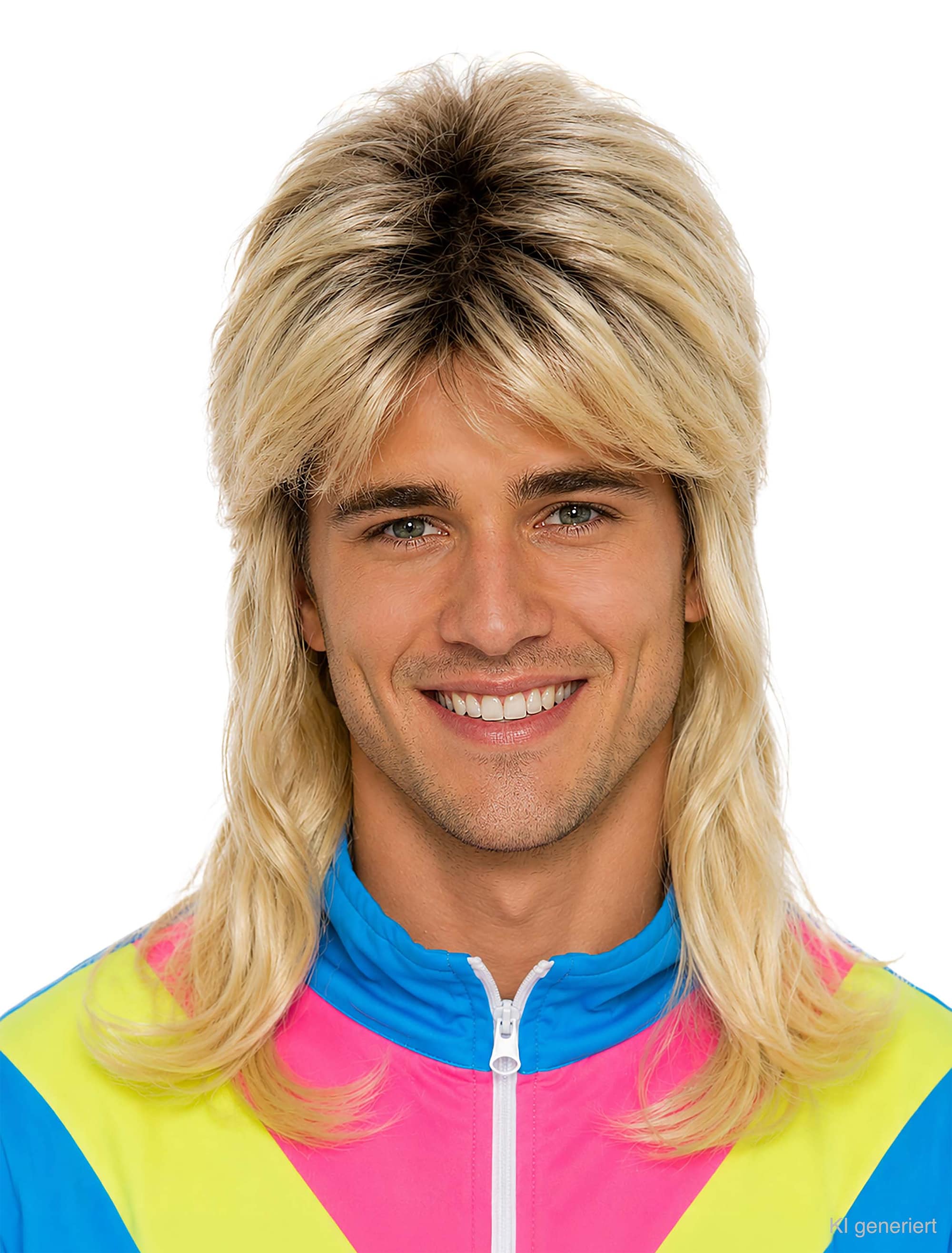 Perücke 80er Jahre blond