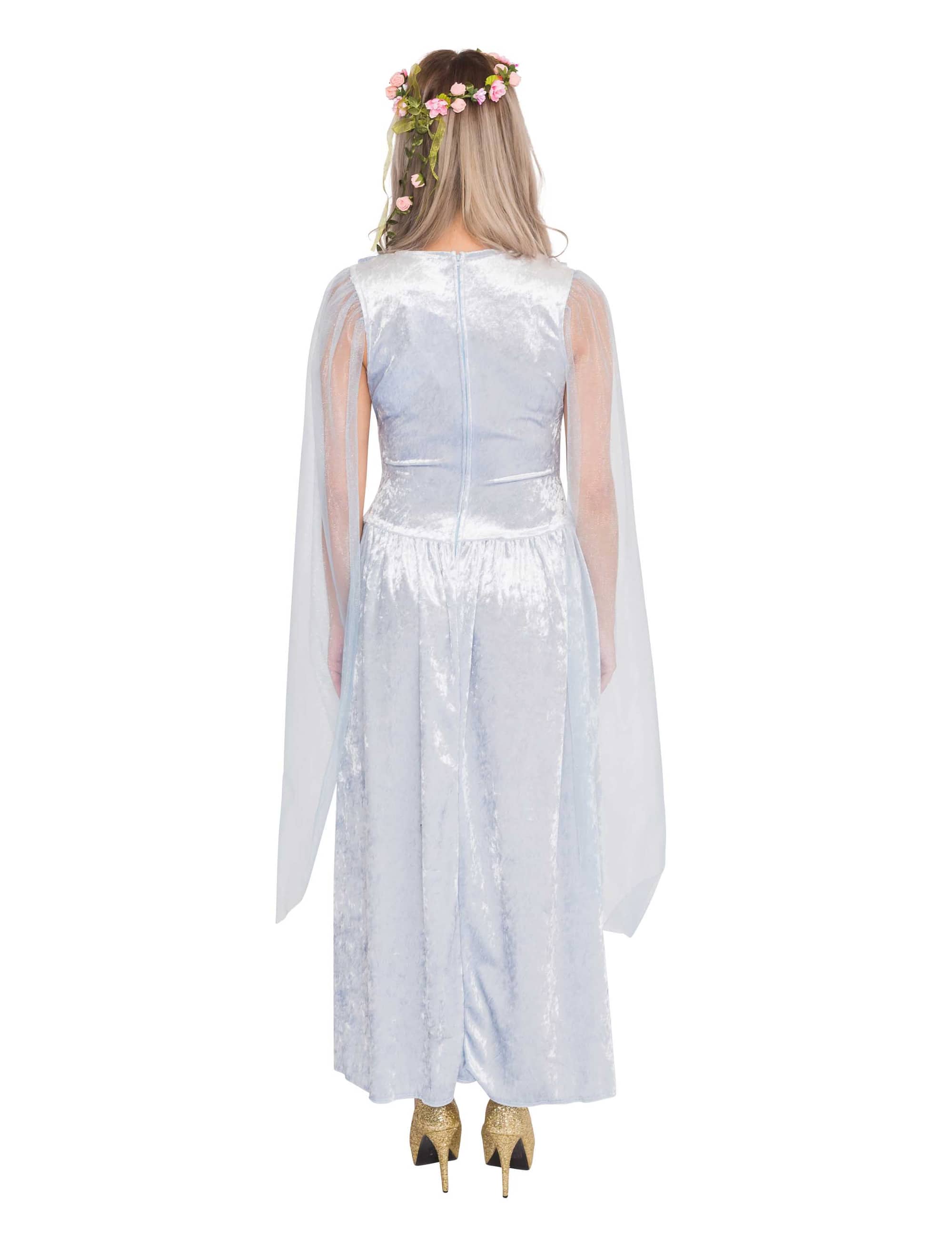 Kleid Römerin Damen hellblau L