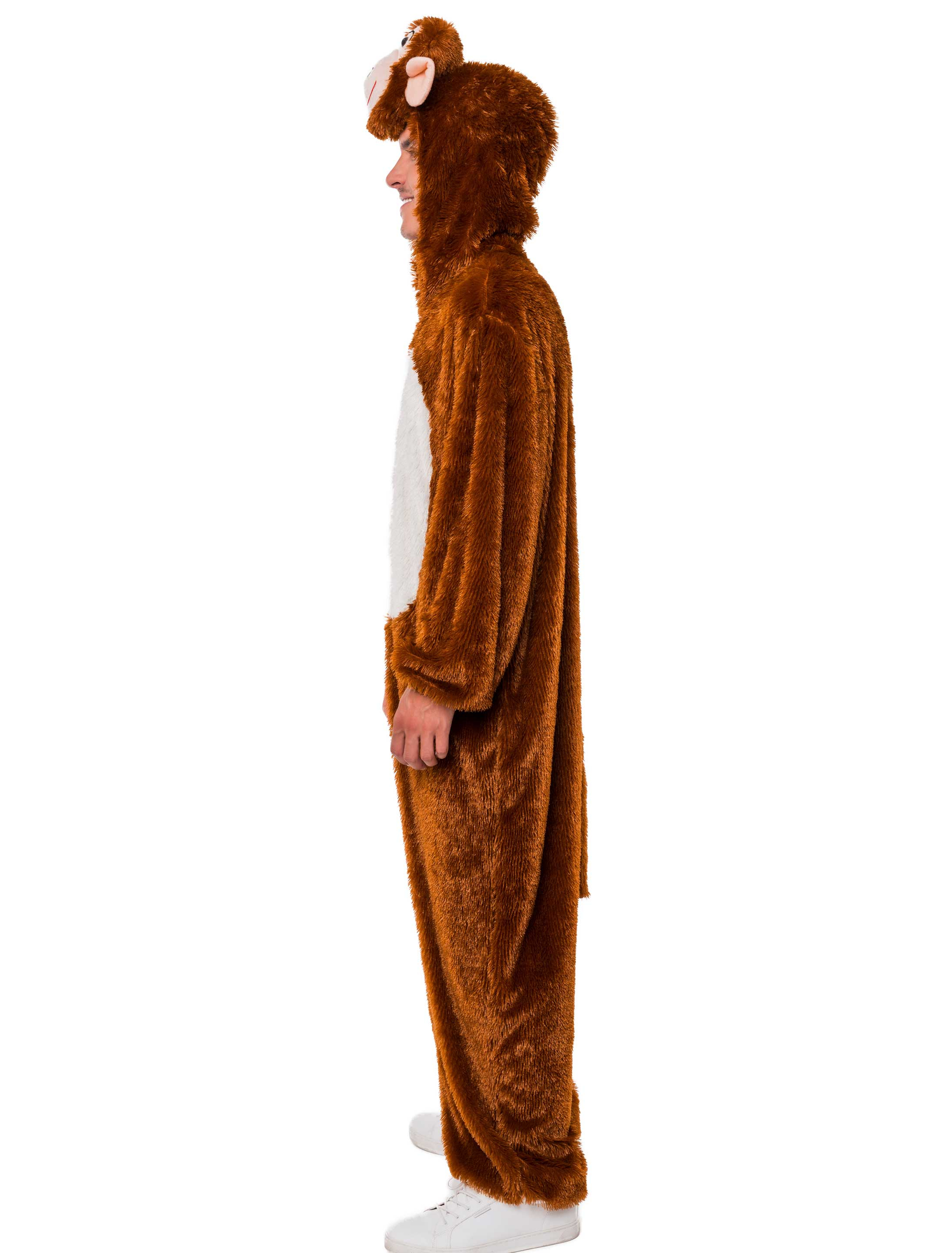 Overall Affe Plüsch braun XL/2XL