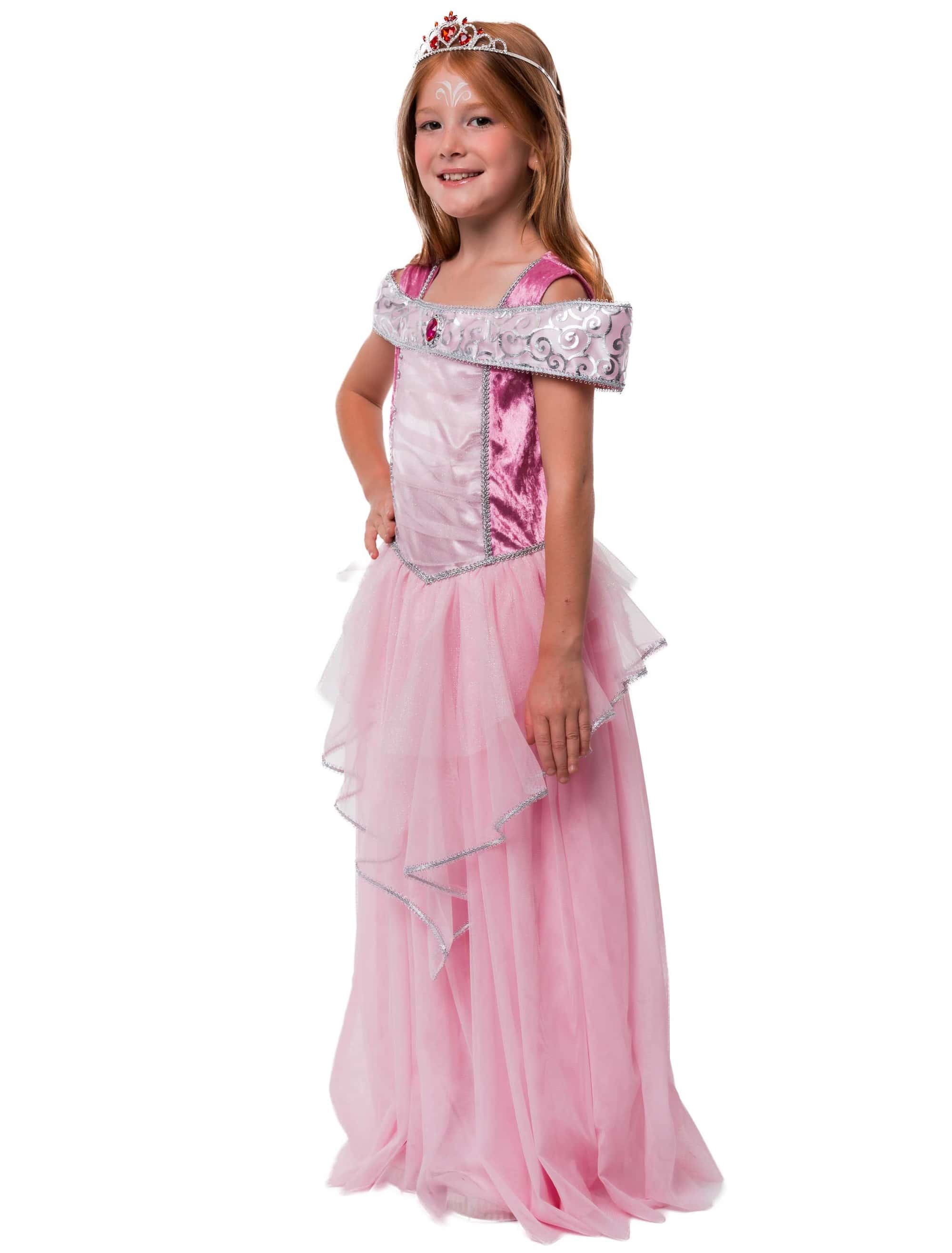 Kleid Prinzessin Kinder rosa 152/164