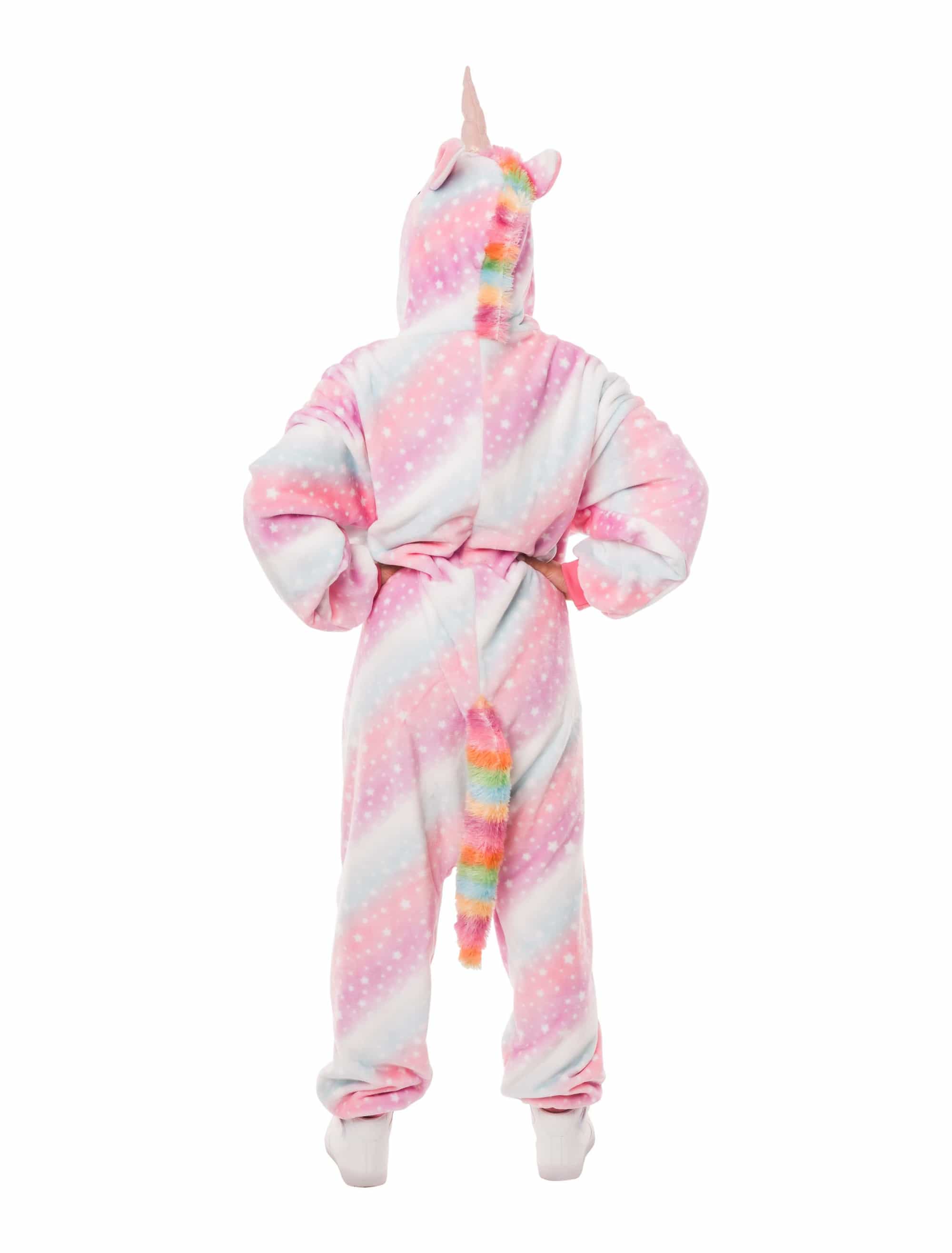 Overall Plüsch Einhorn bunt 34/36