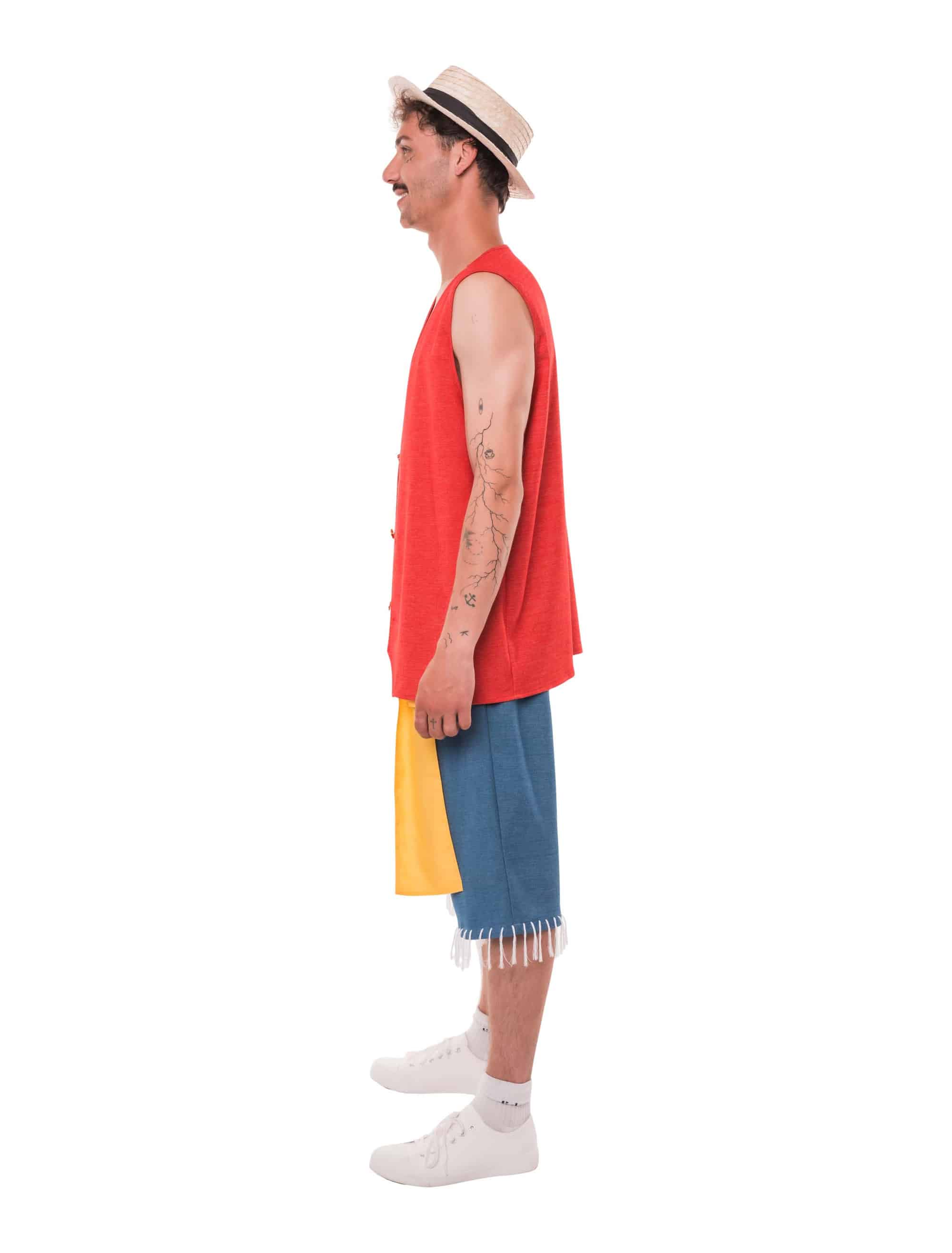 Shorts Strohhutpirat blau 2XL/3XL