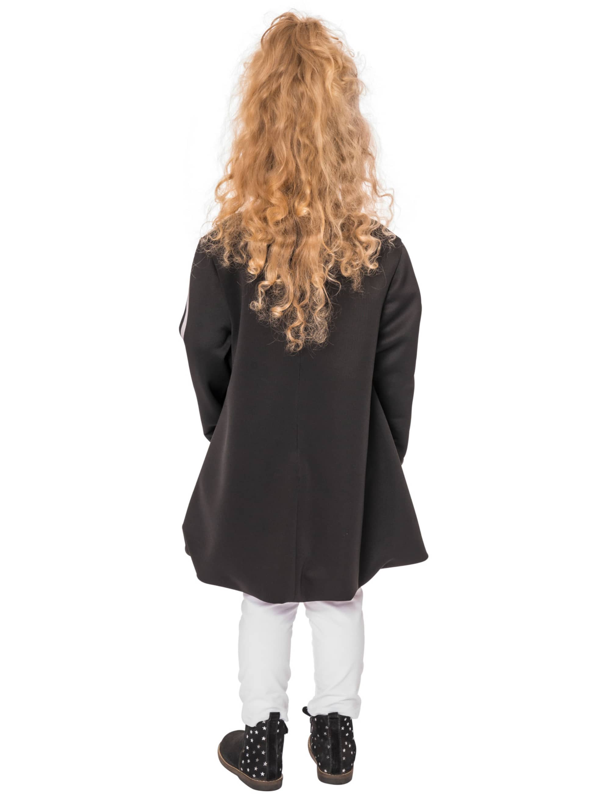 Kleid mit Knochen Kinder schwarz/weiß 86