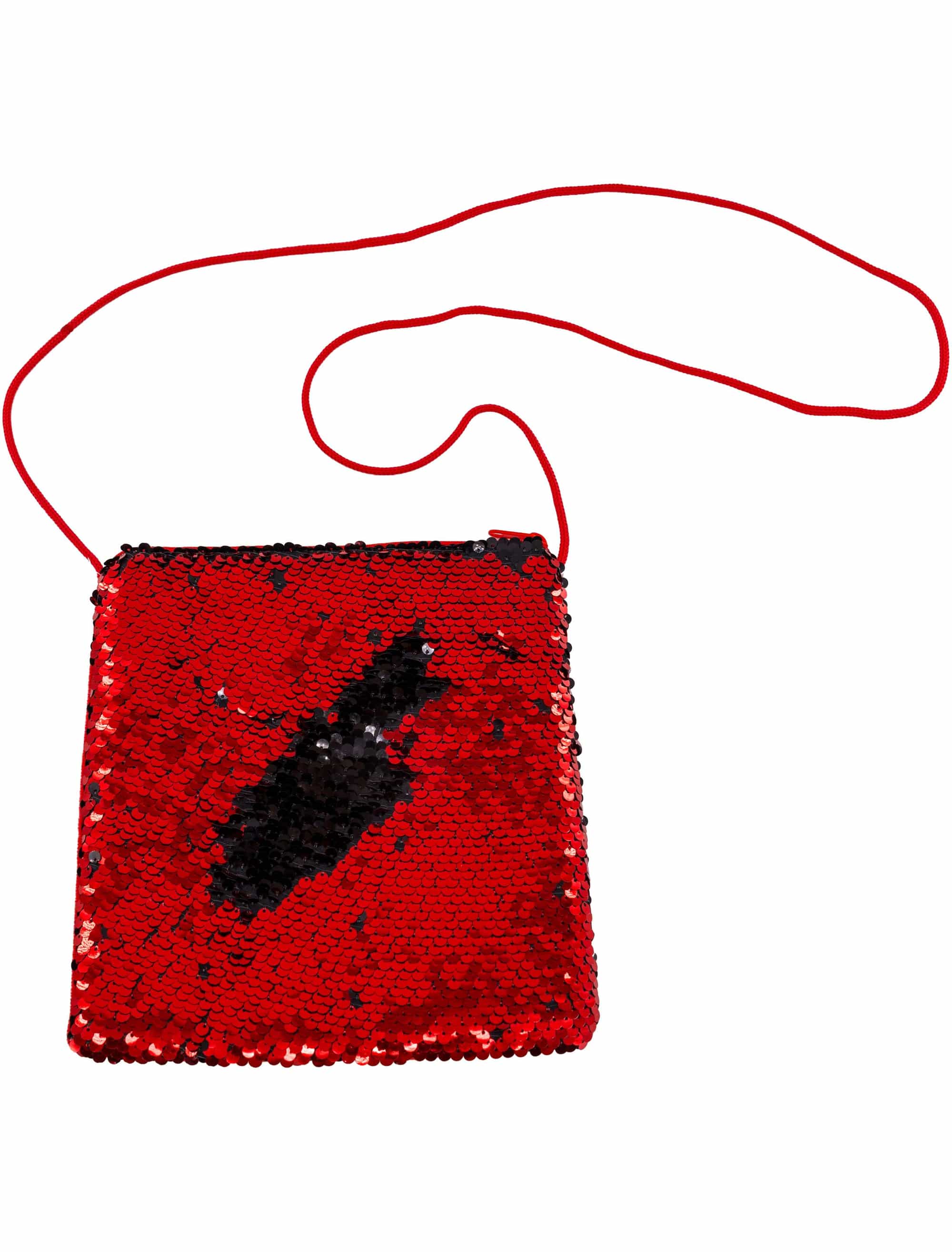 Tasche Wendepailletten rot