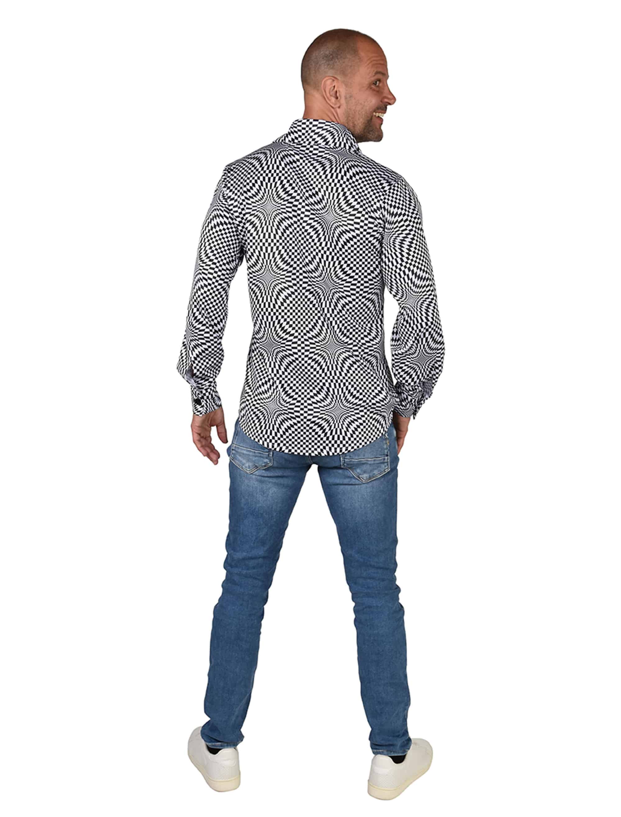 Hemd Hypnotic kariert Herren schwarz/weiß S/M