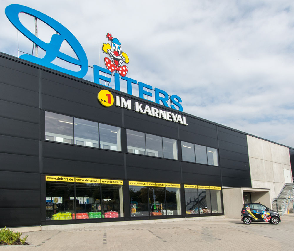 Deiters Kostümladen in Frechen Außenansicht