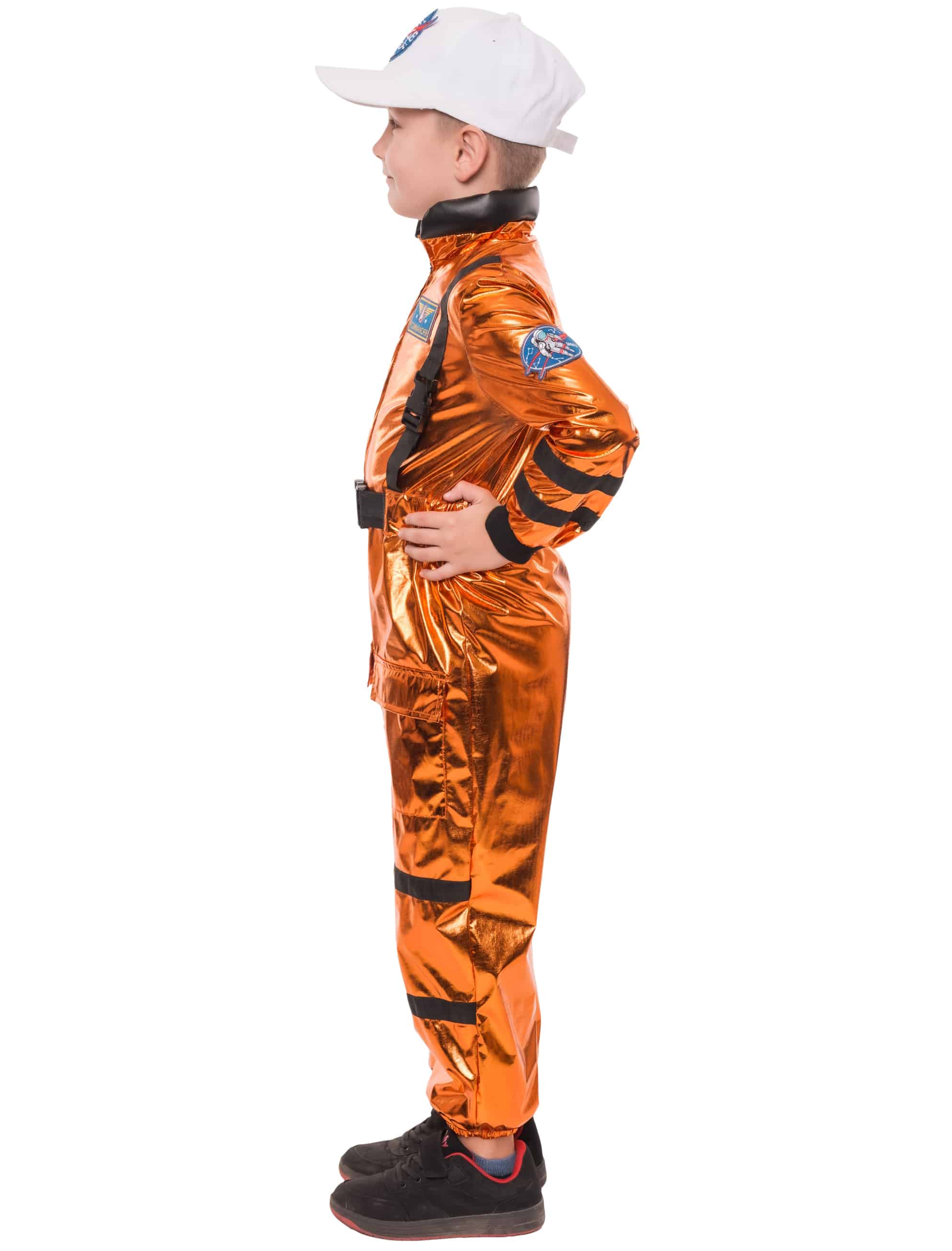 Overall Astronaut Kinder orange 6-8 Jahre