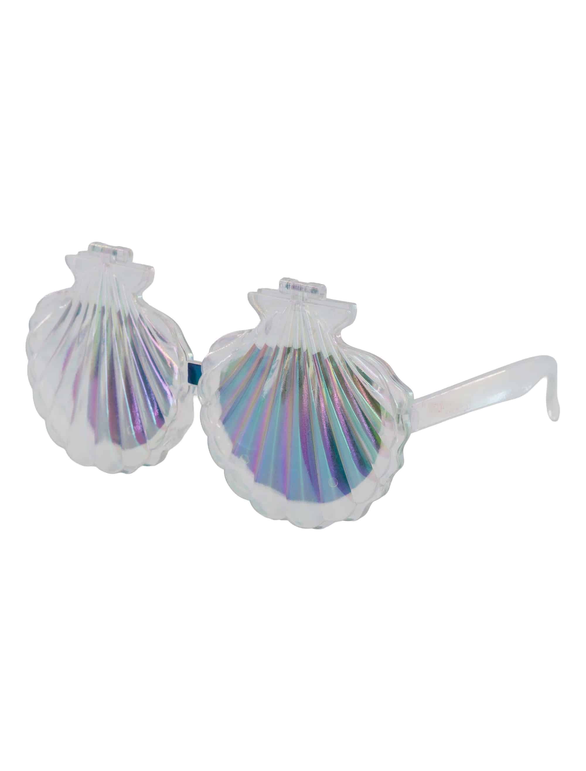 Brille Muschel klappbar transparent