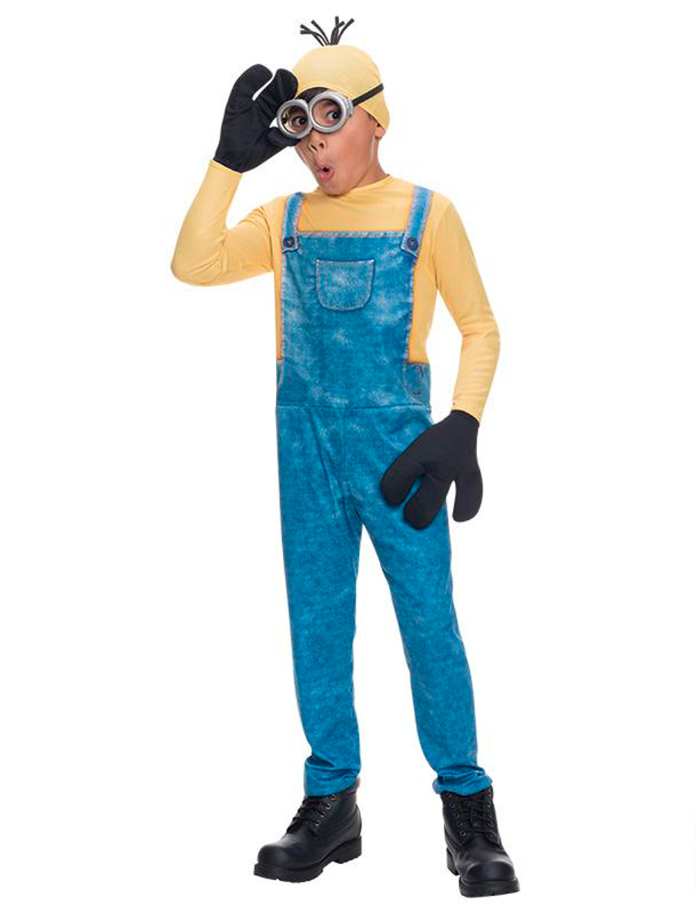 Minion Mädchen 4-tlg. Mädchen blau/gelb S