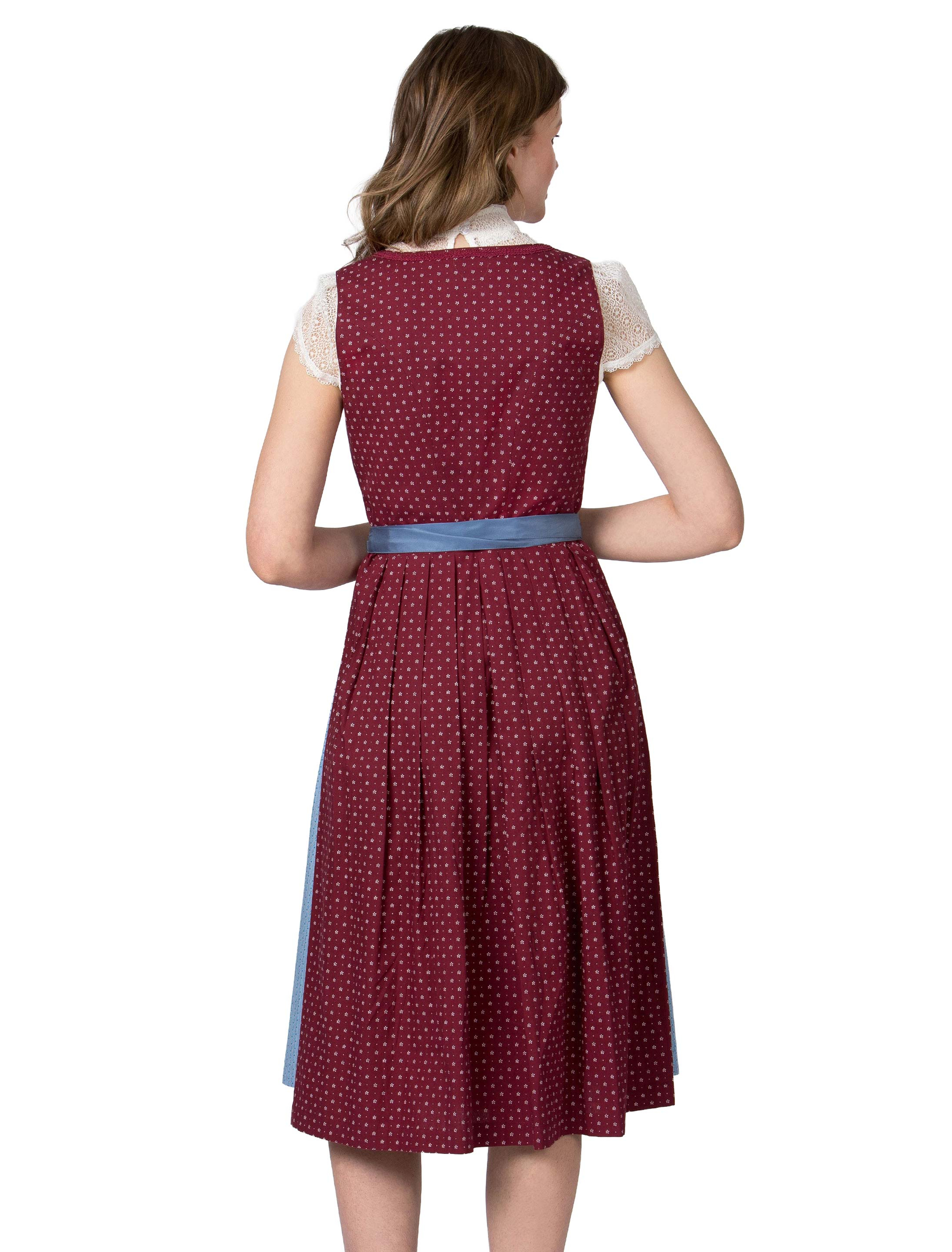 Dirndl Julina Damen bordeaux 48