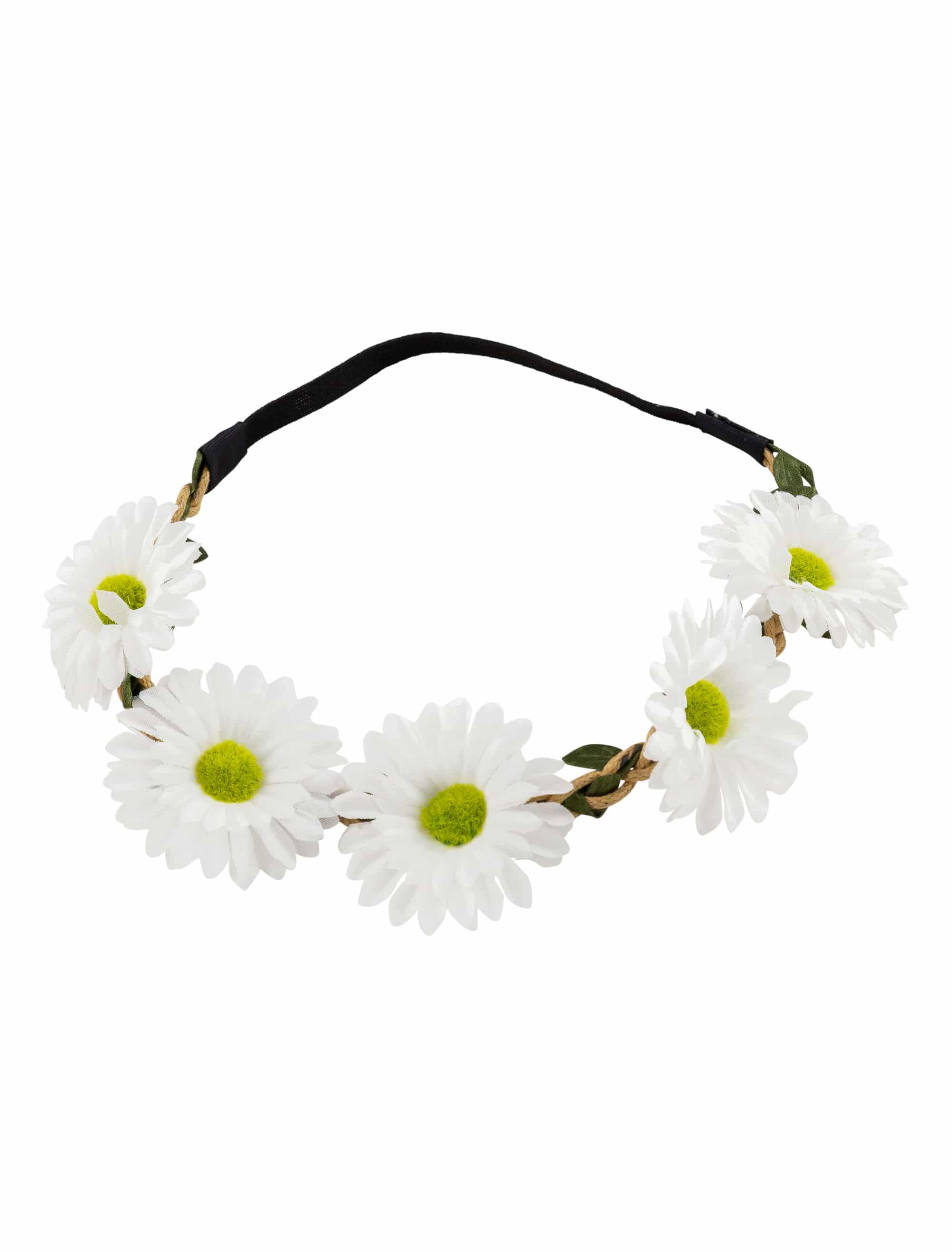 Haarband mit Margeriten Damen weiß