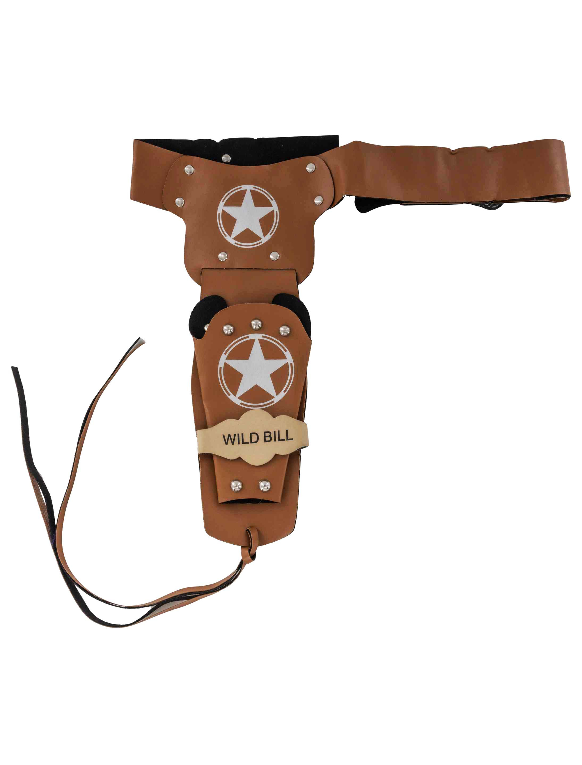 Coltgürtel Wild Bill 1 Holster braun 115 cm