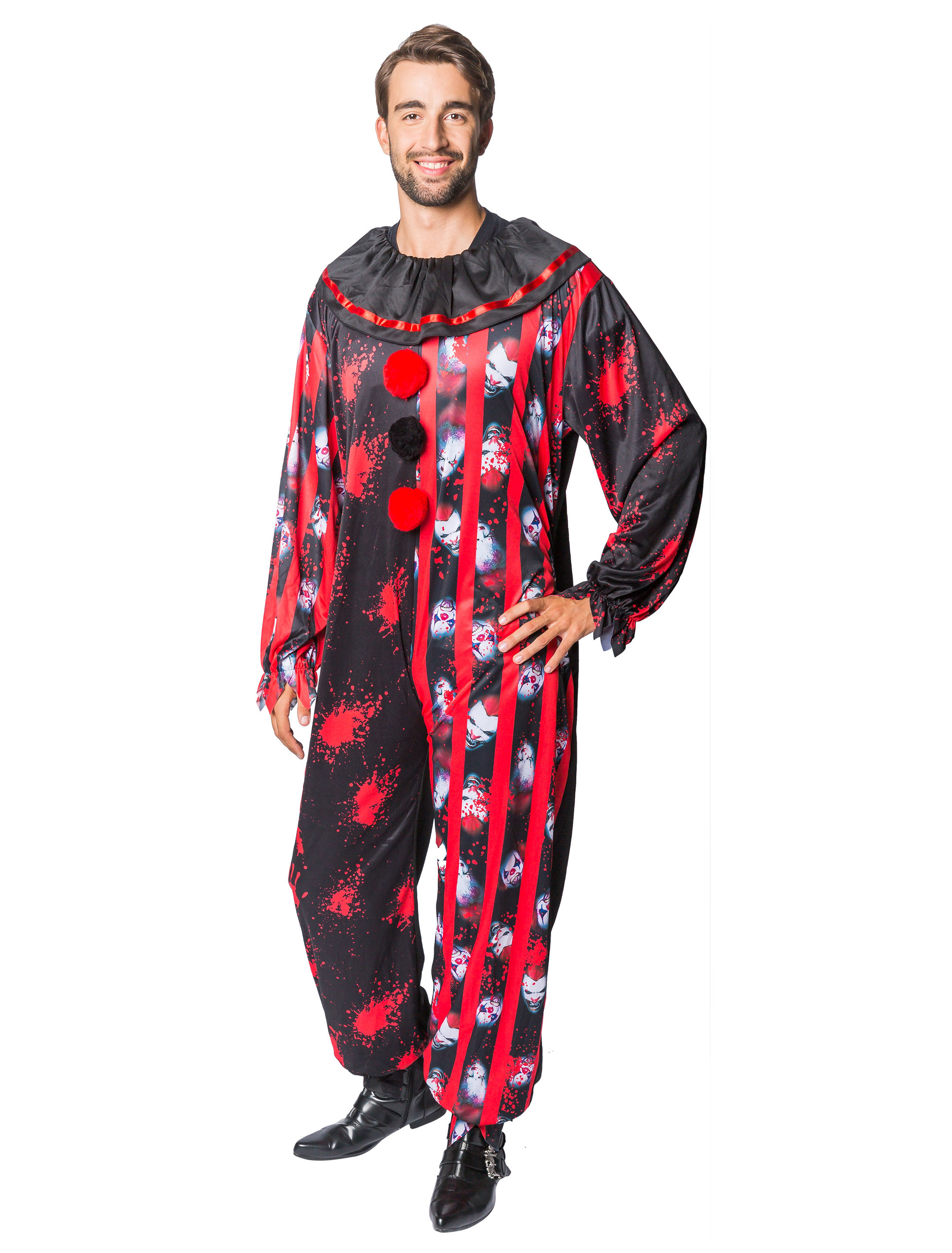 Jumpsuit Gruselclown Herren