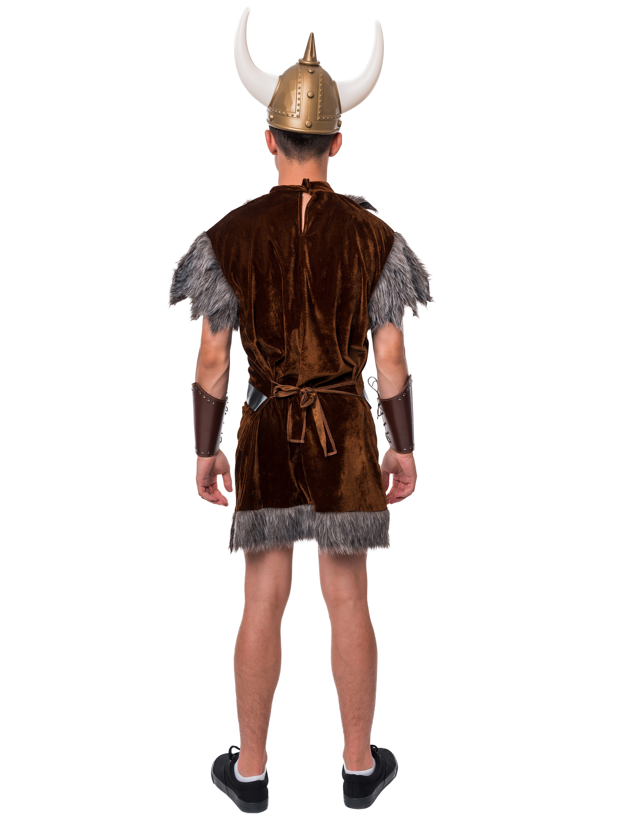 Kostüm Wikinger Herren dunkelbraun M/L