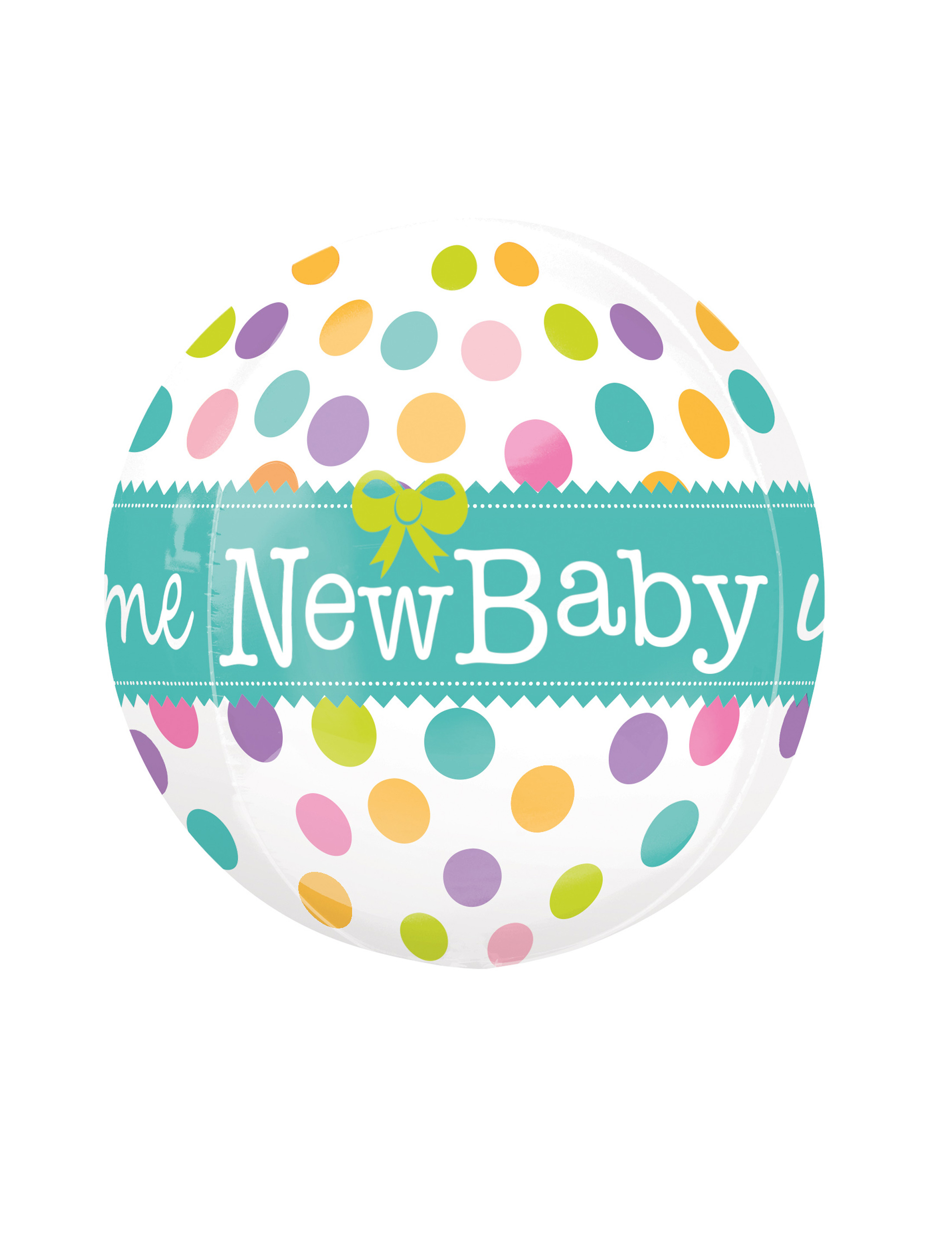Folienballon Orbz New Baby S