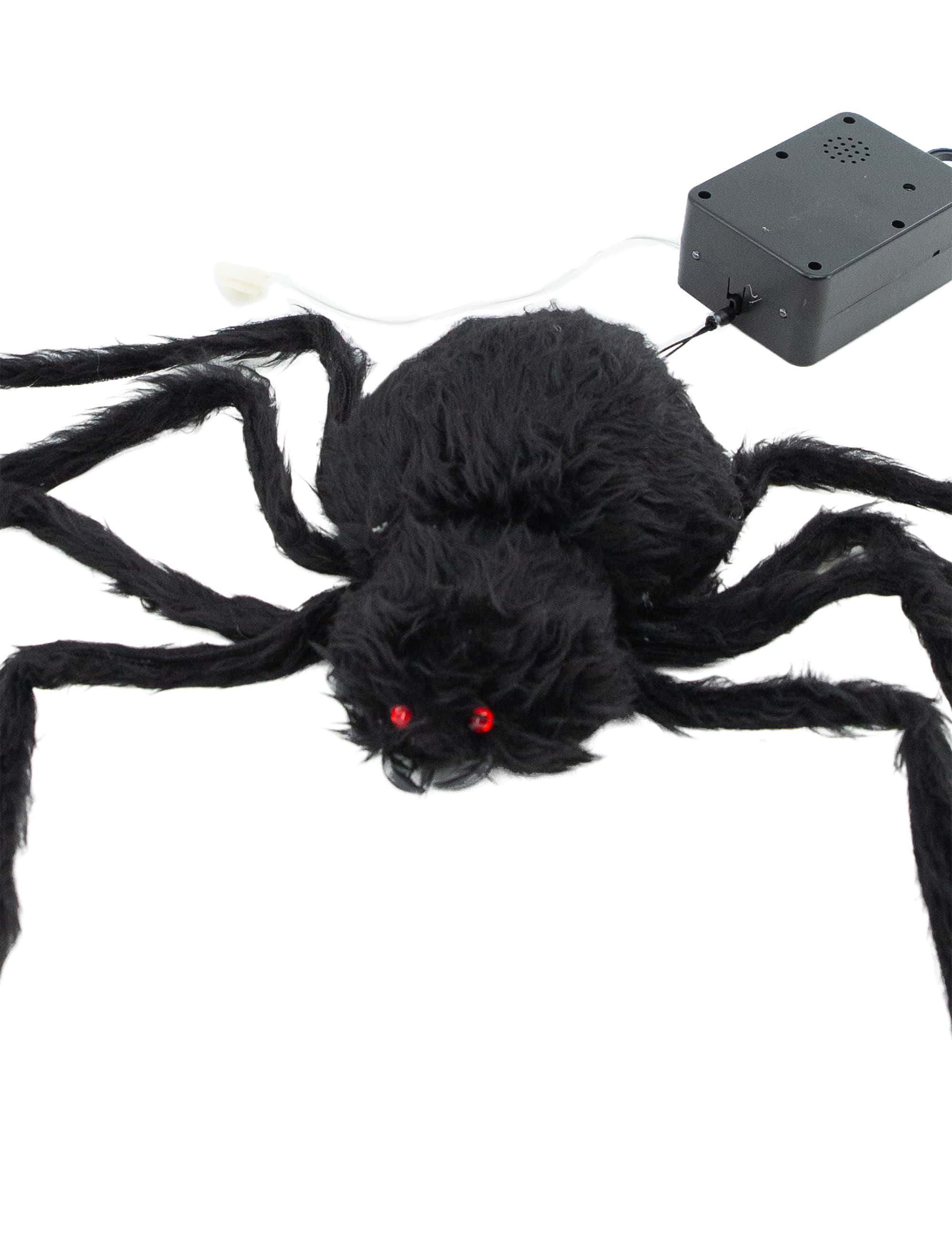 Spinne mit Funktion 100cm schwarz