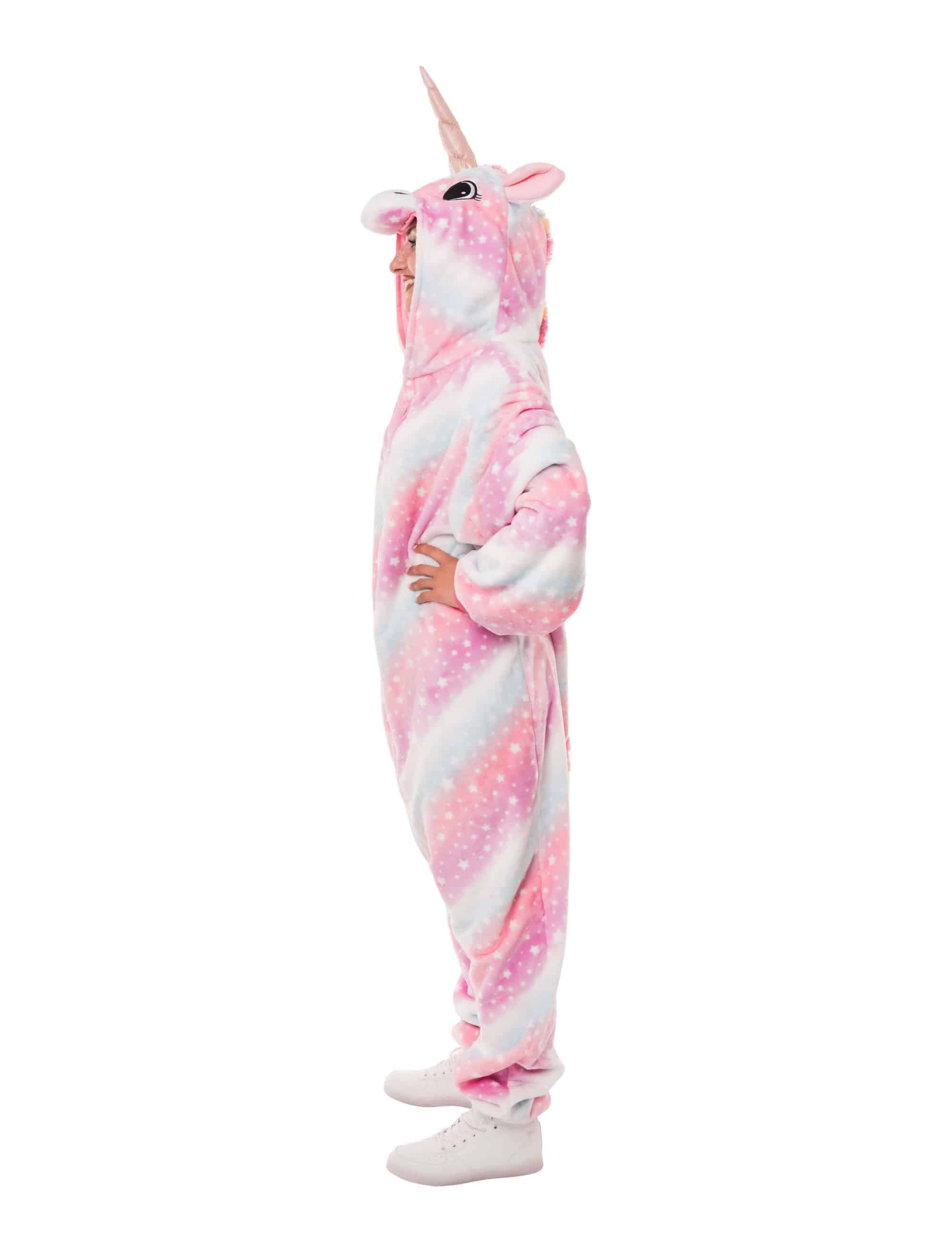 Overall Plüsch Einhorn bunt 34/36