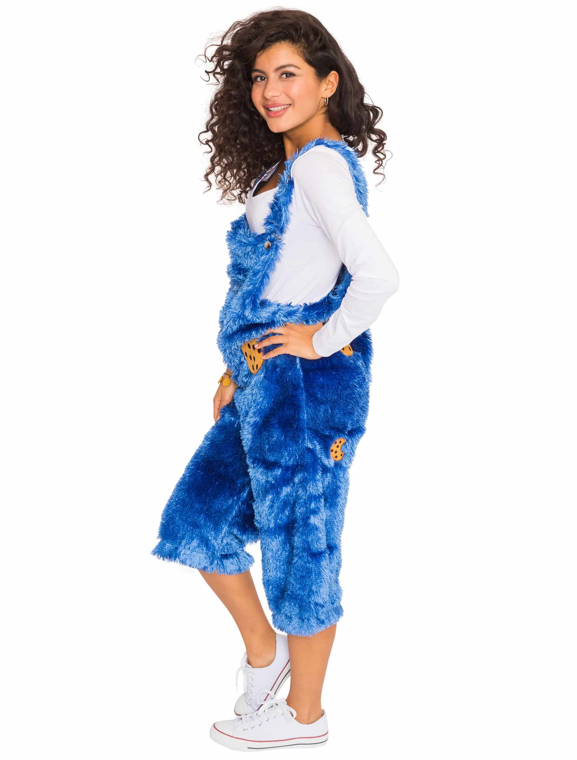 Latzhose Krümelchen blau M/L
