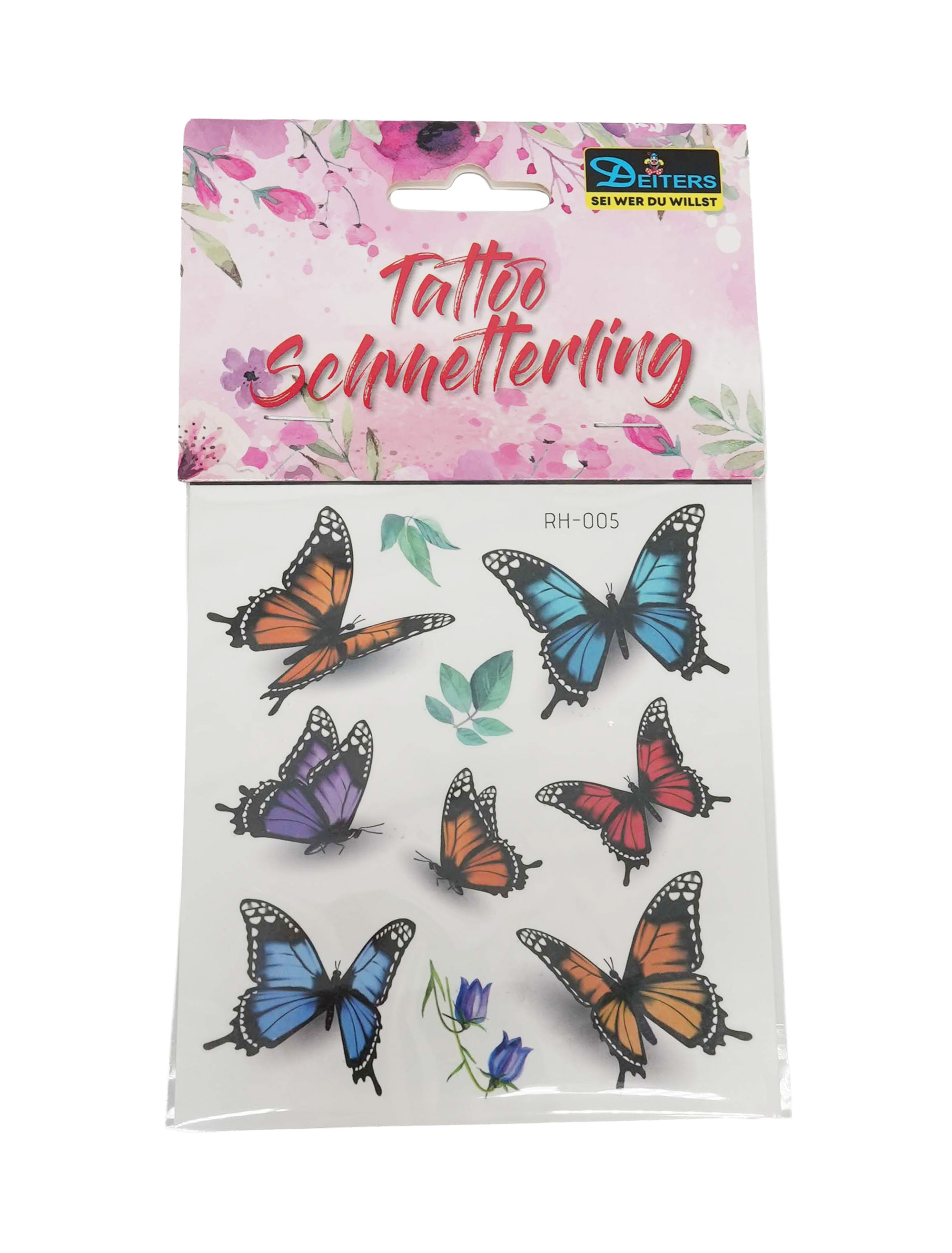 Tattoo Schmetterling bunt