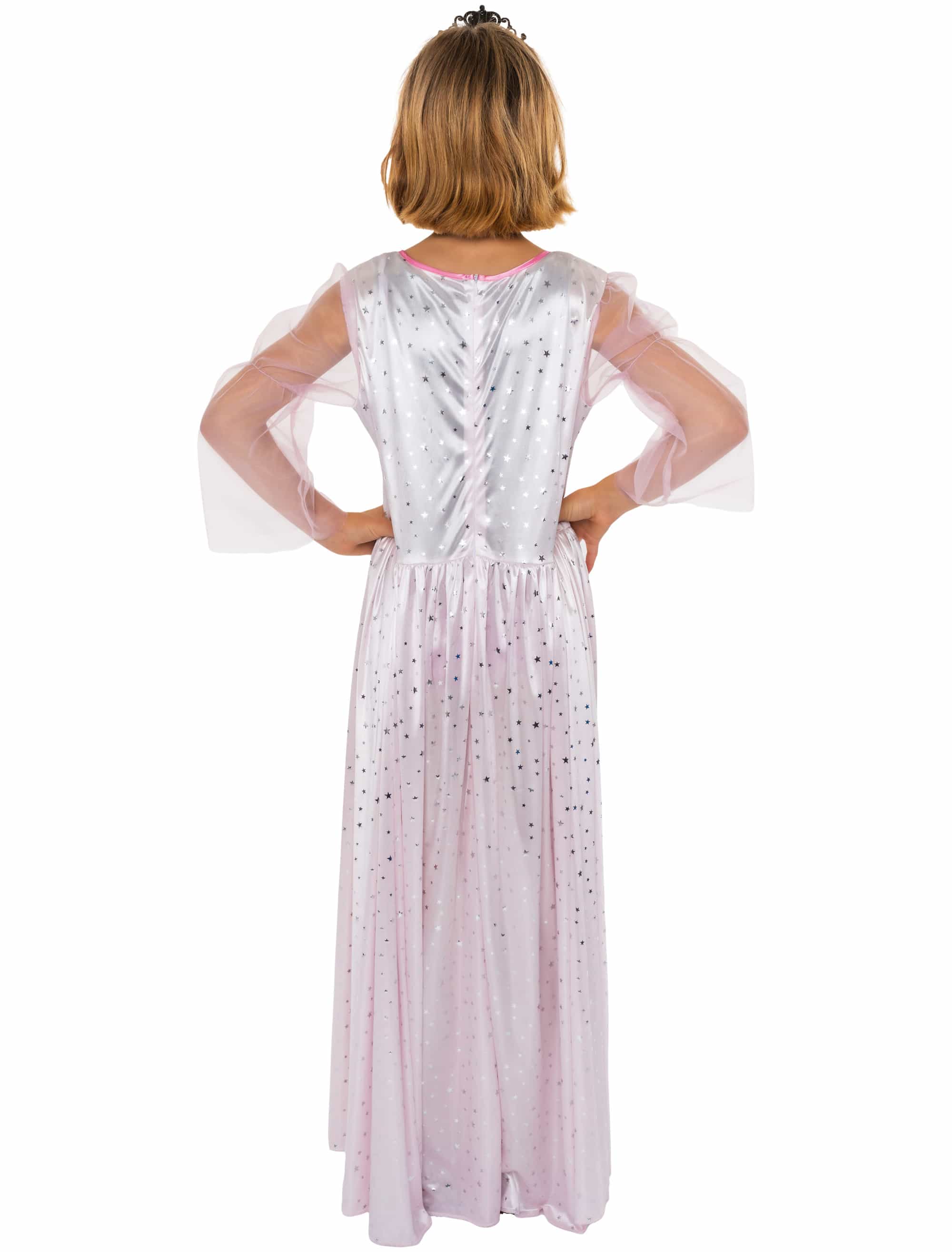 Kleid mit Sternen Prinzessin Kinder rosa 104