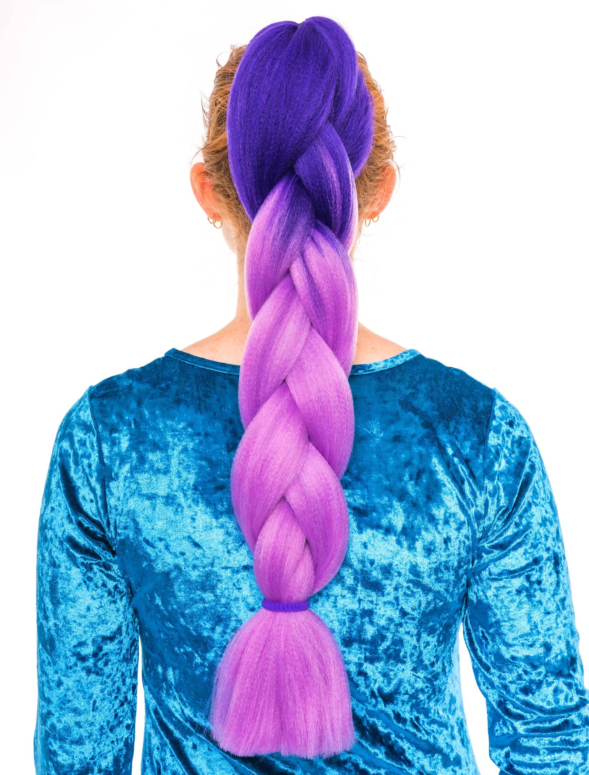 Braids 61cm violett Einheitsgröße