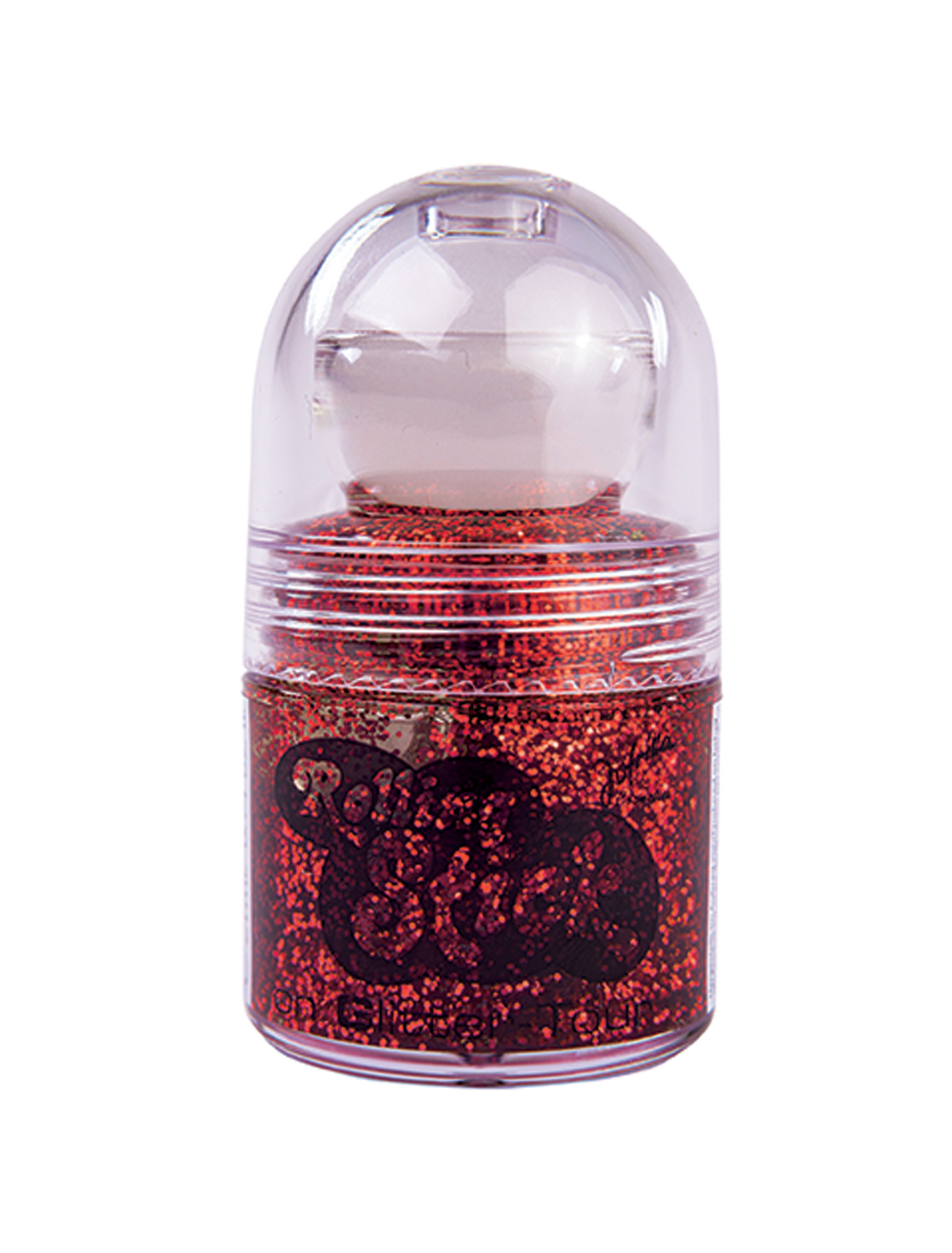 Glitzer Roll-On rot