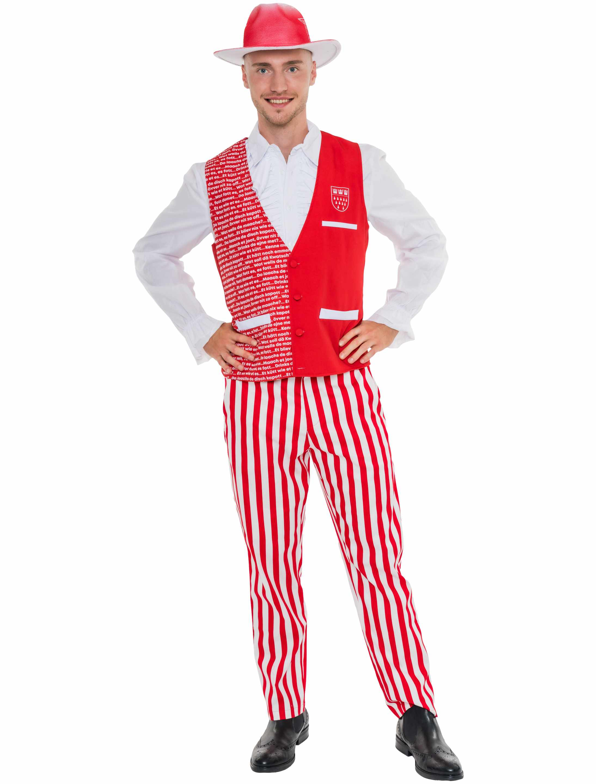 Weste Köln Herren rot 2XL/3XL