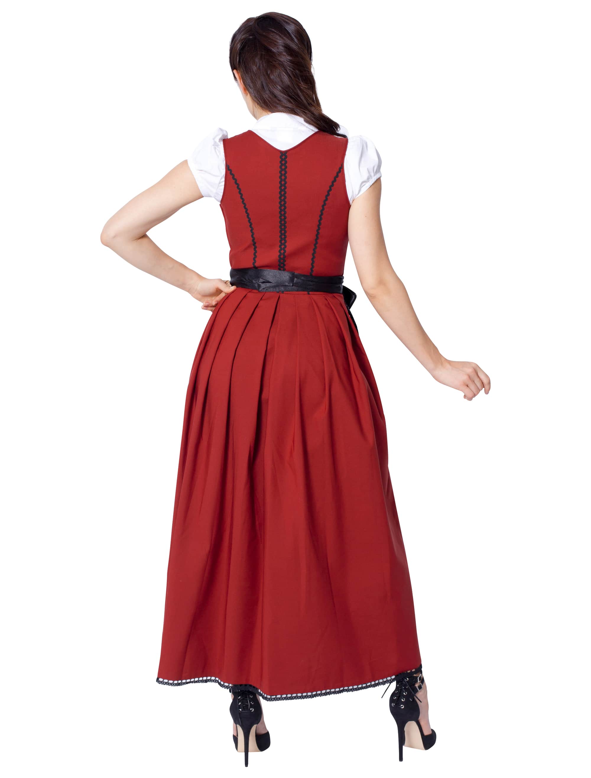 Dirndl Christa Damen bordeaux 38