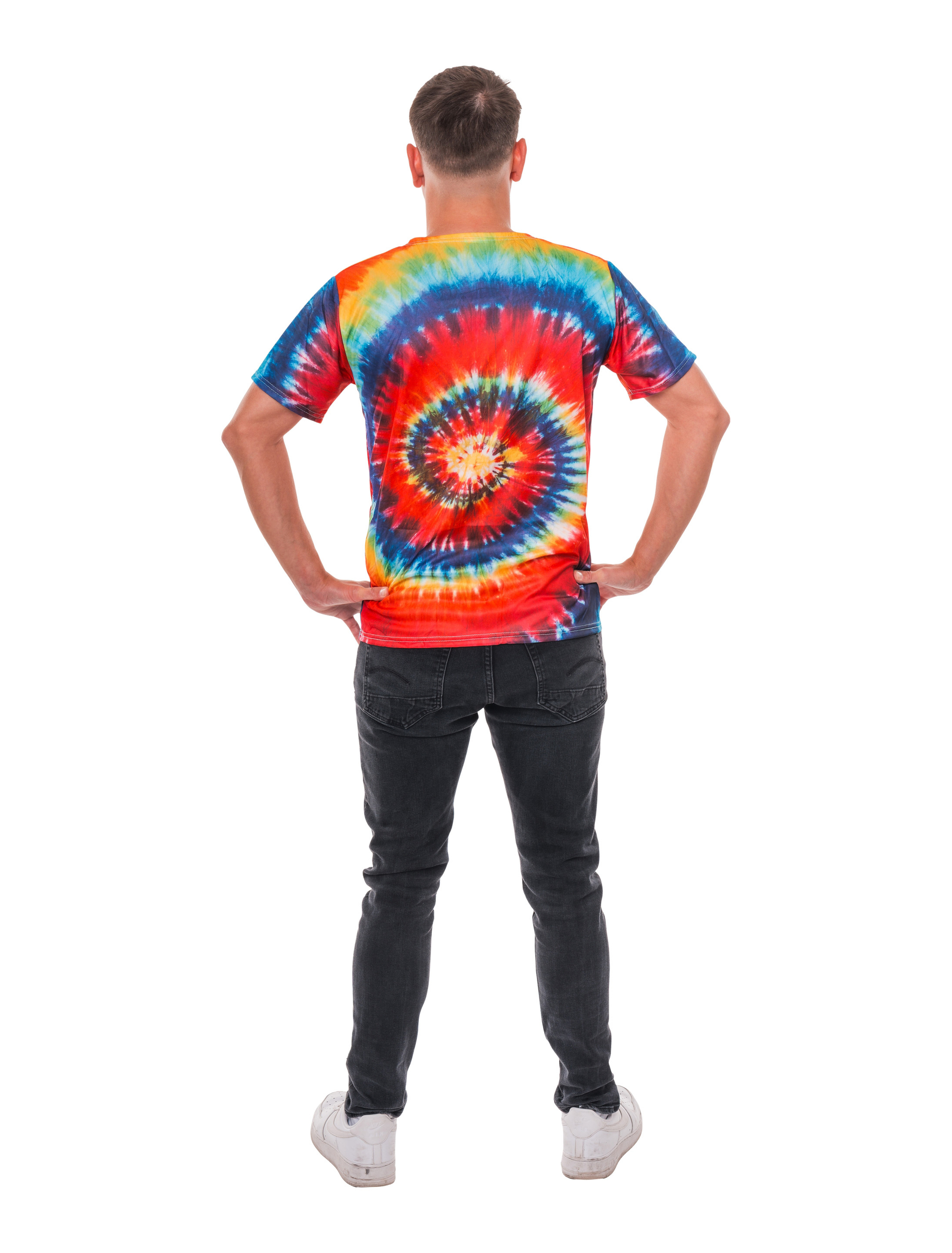 T-Shirt Hippie Batik Herren bunt XL/2XL