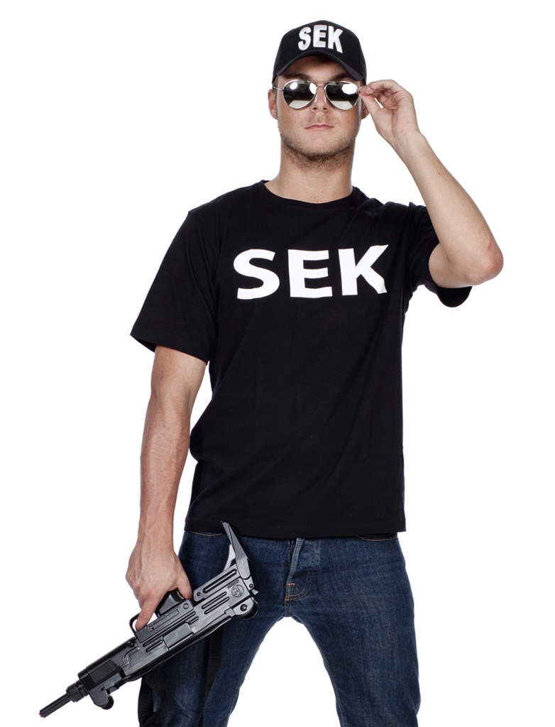T-Shirt FBI schwarz M