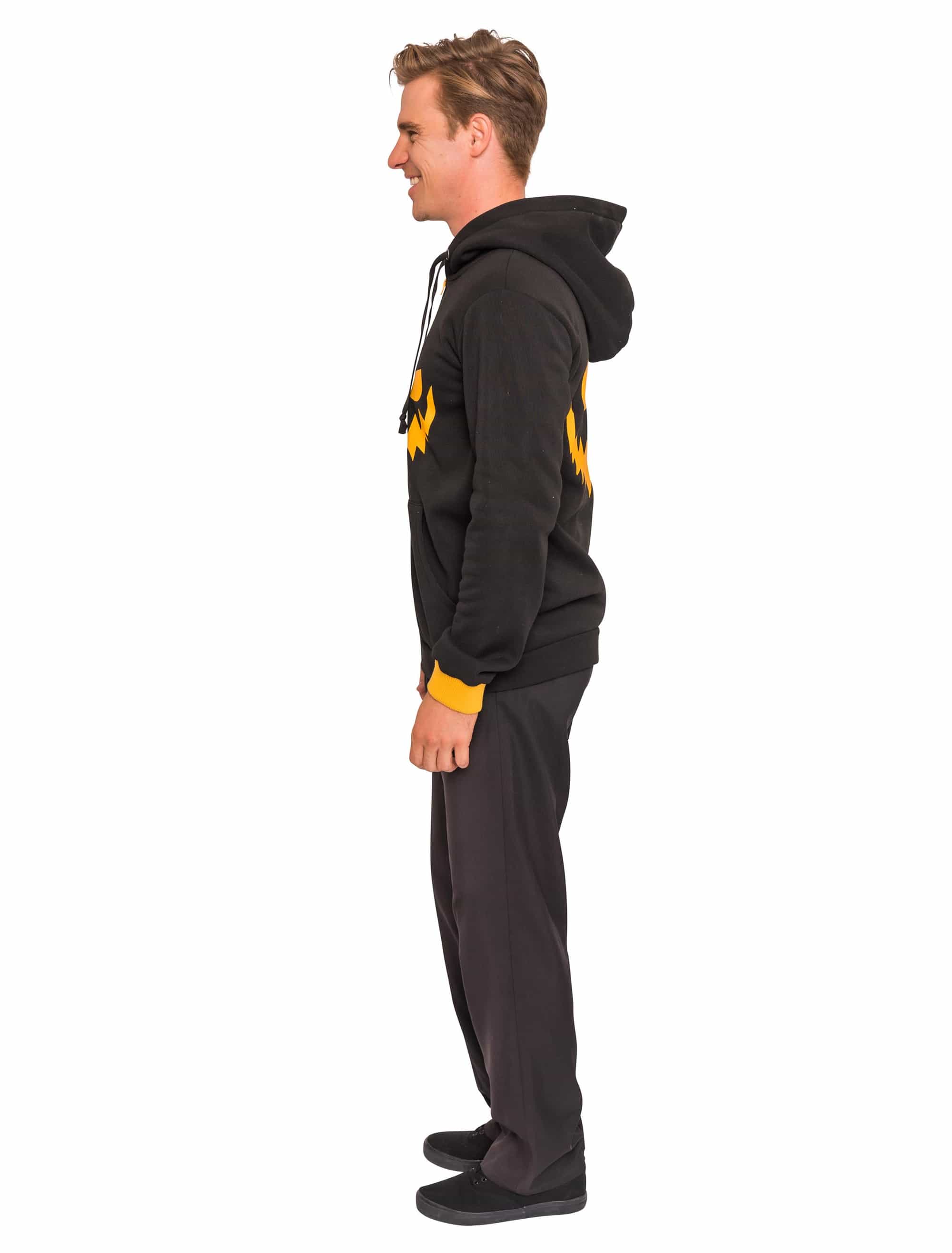 Jacke Kürbis schwarz/orange S