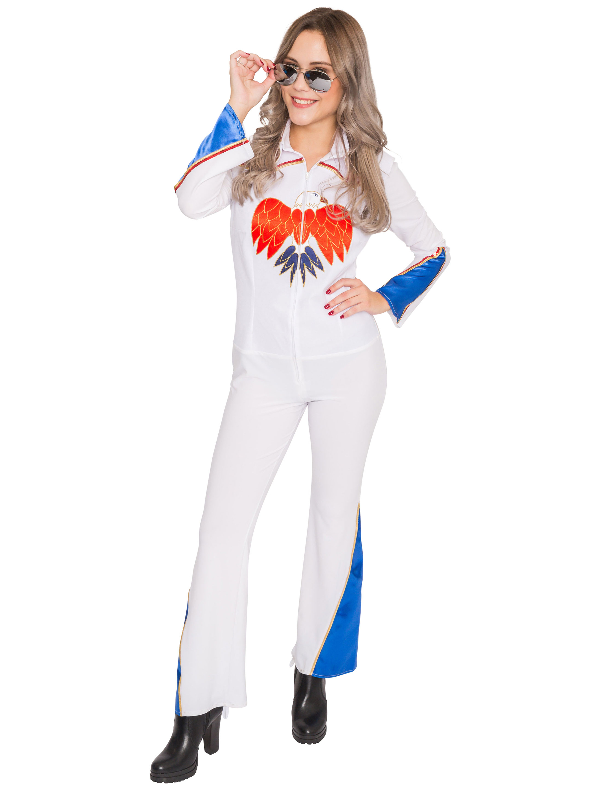 Overall Rockstar Damen 2-tlg. weiß S