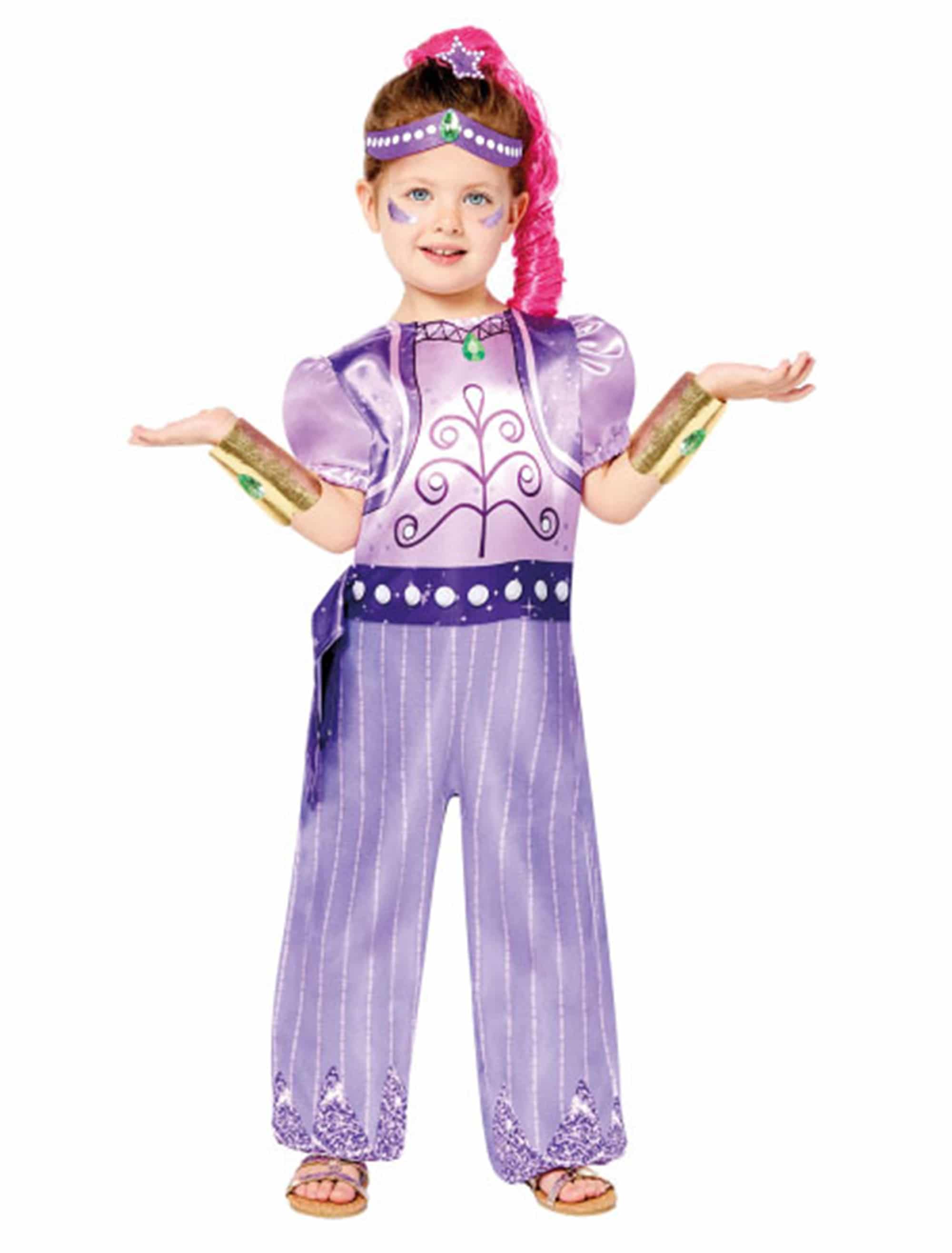 Kostüm Shimmer 4-tlg. Kinder lila 4-6 Jahre