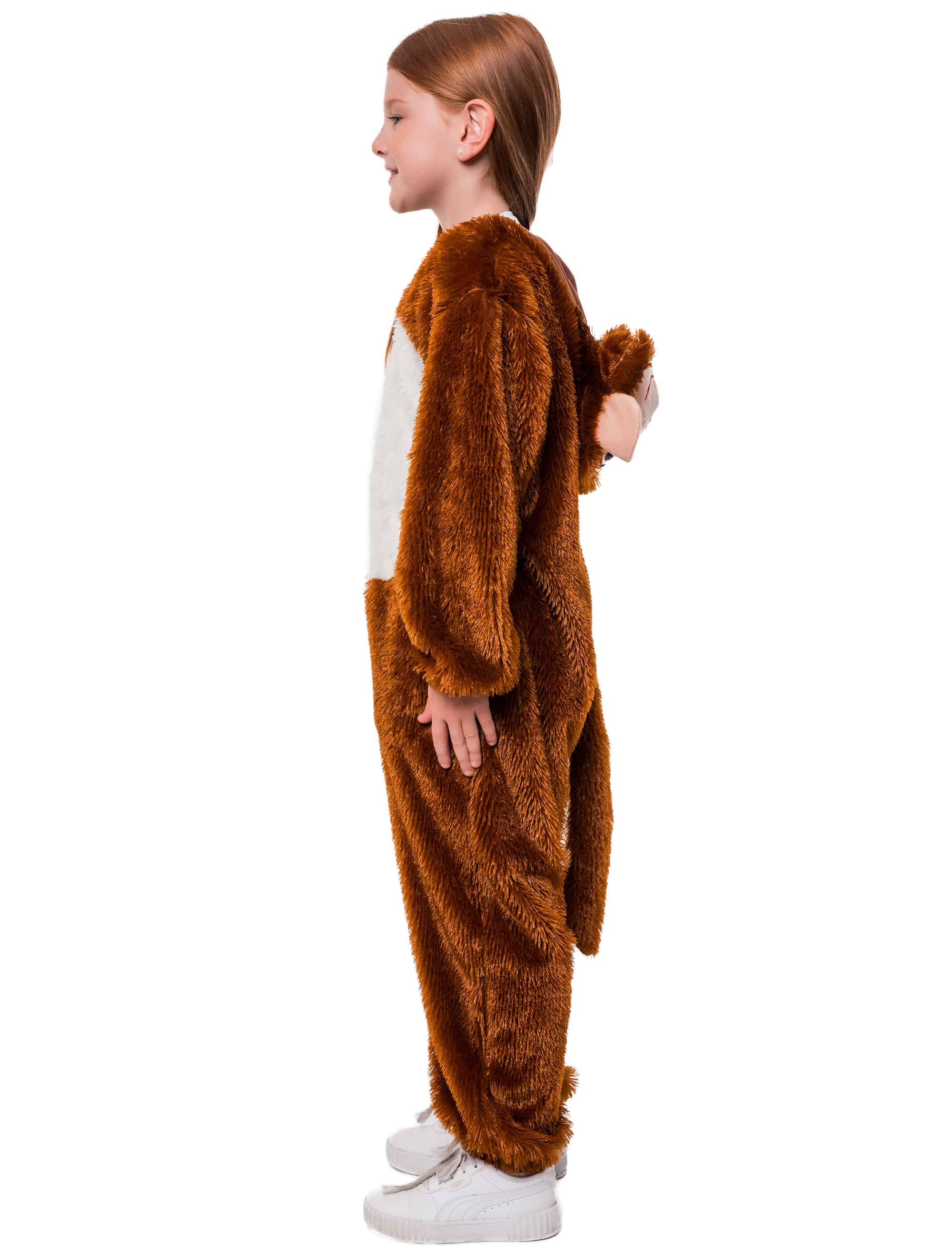 Overall Affe Plüsch Kinder braun 116