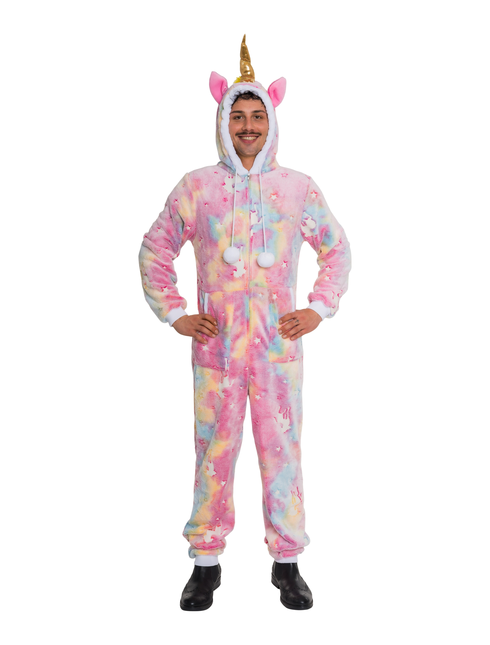 Jumpsuit Einhorn bunt 50/52