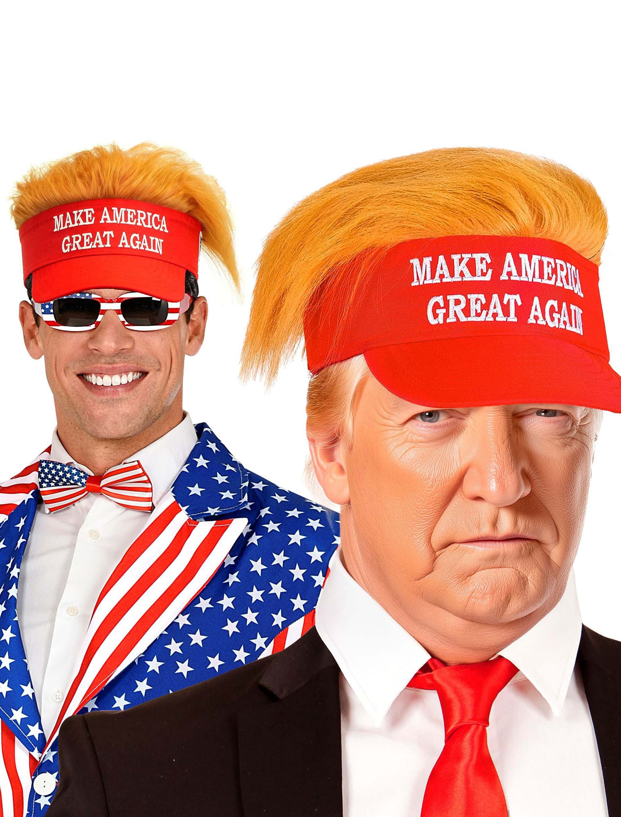 Schirmmütze Make America great again rot/gelb one size