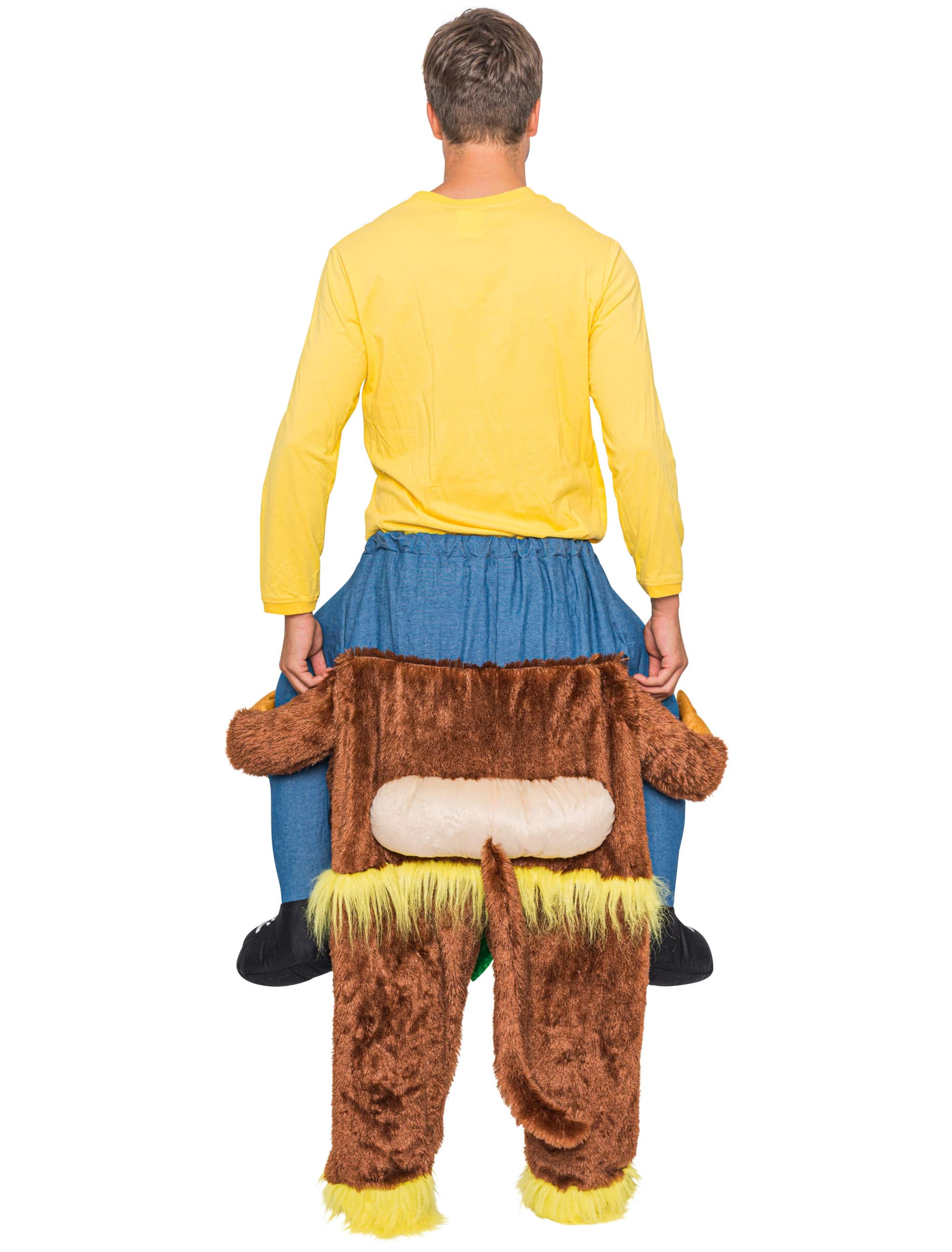Kostüm Huckepack Affe braun one size